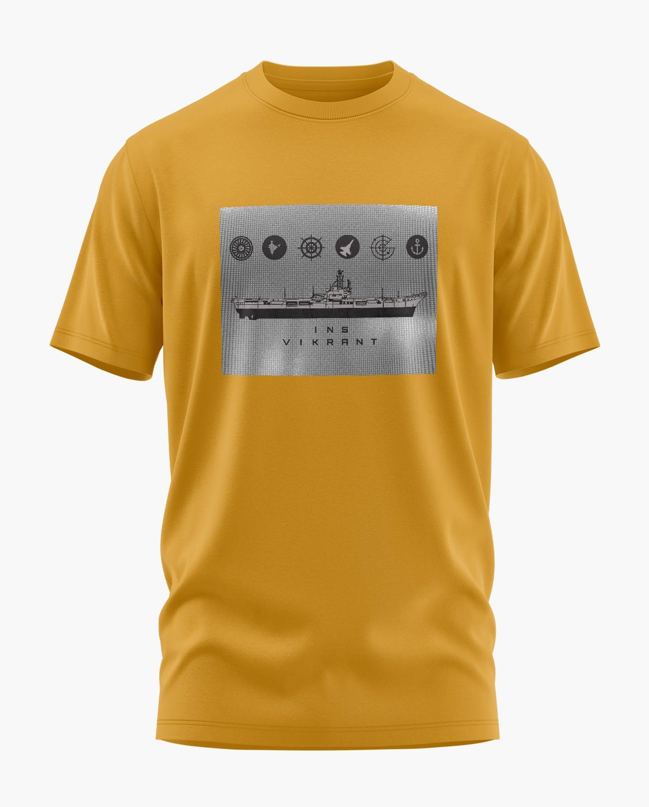 INS Vikrant Pictorial T-Shirt - Aero Armour