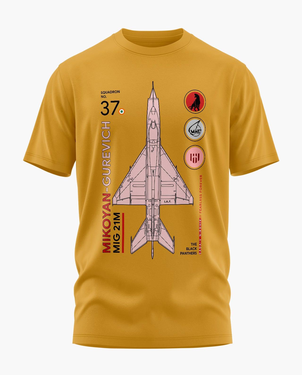 Black Panthers Squadron 37 T-Shirt - Aero Armour