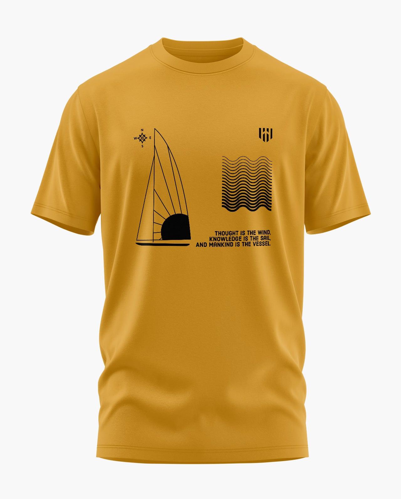 Abstract Sailboat T-Shirt - Aero Armour