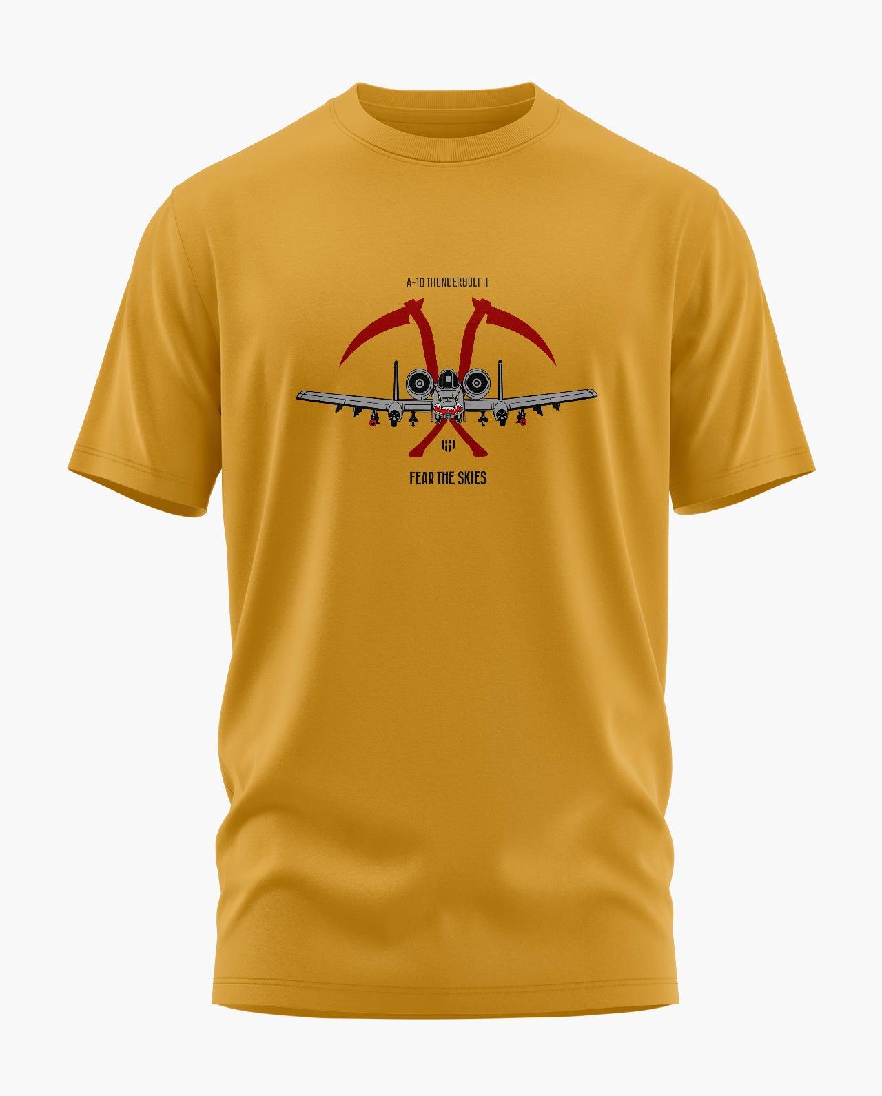 Fear The Skies A-10 Thunderbolt-II T-Shirt - Aero Armour