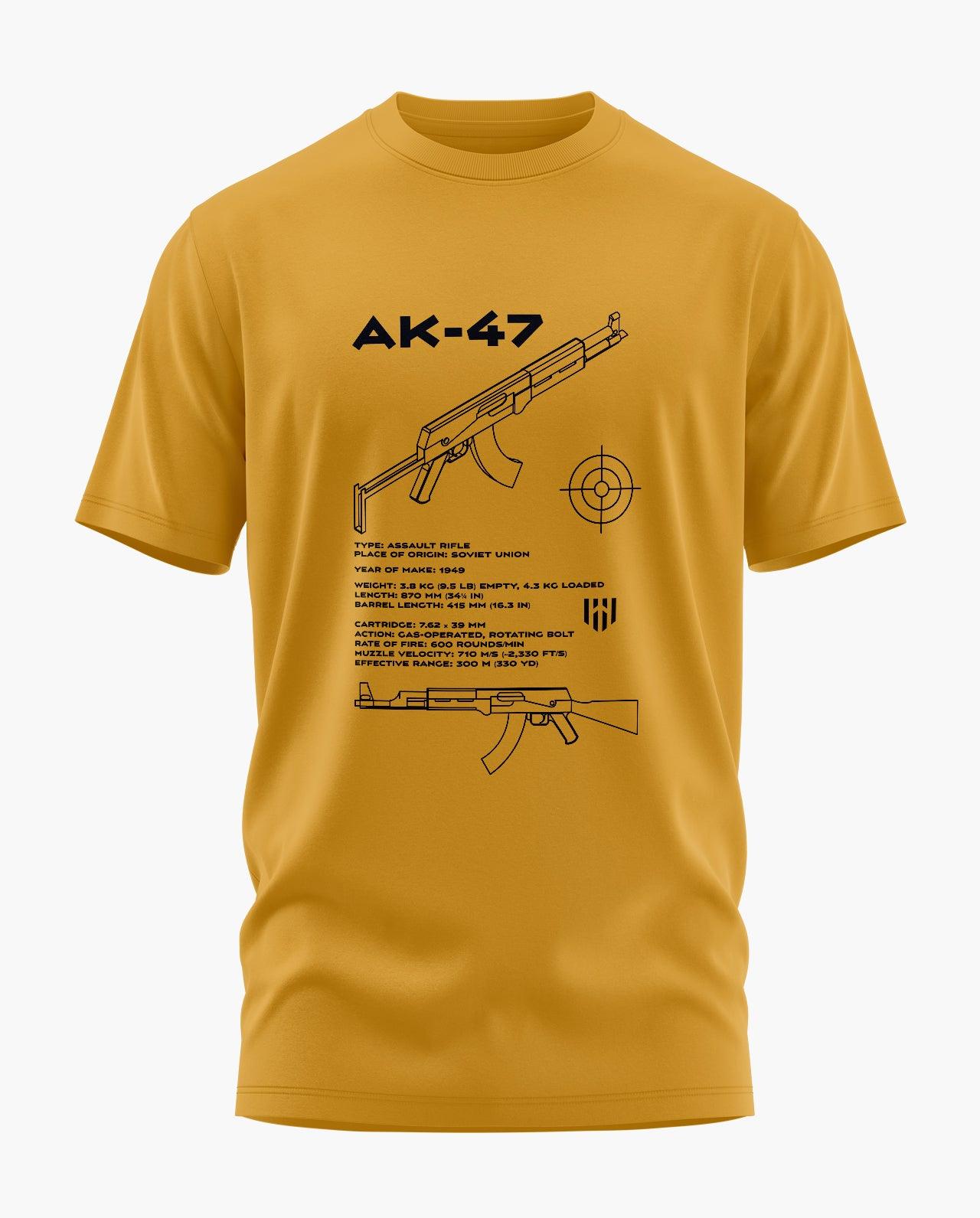 AK-47 Blueprint T-Shirt - Aero Armour