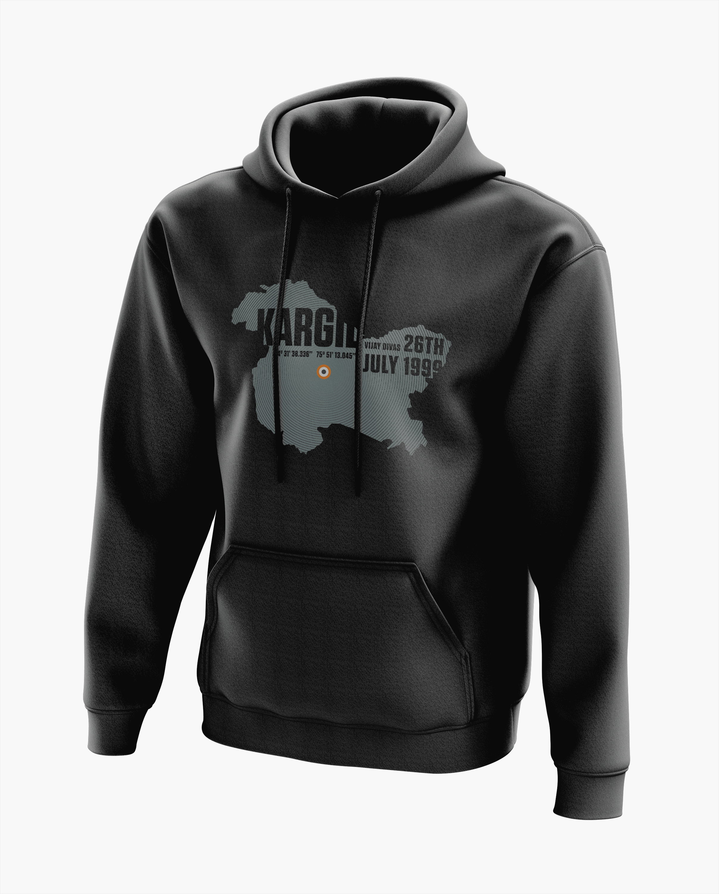 Kargil Map Hoodie - Aero Armour