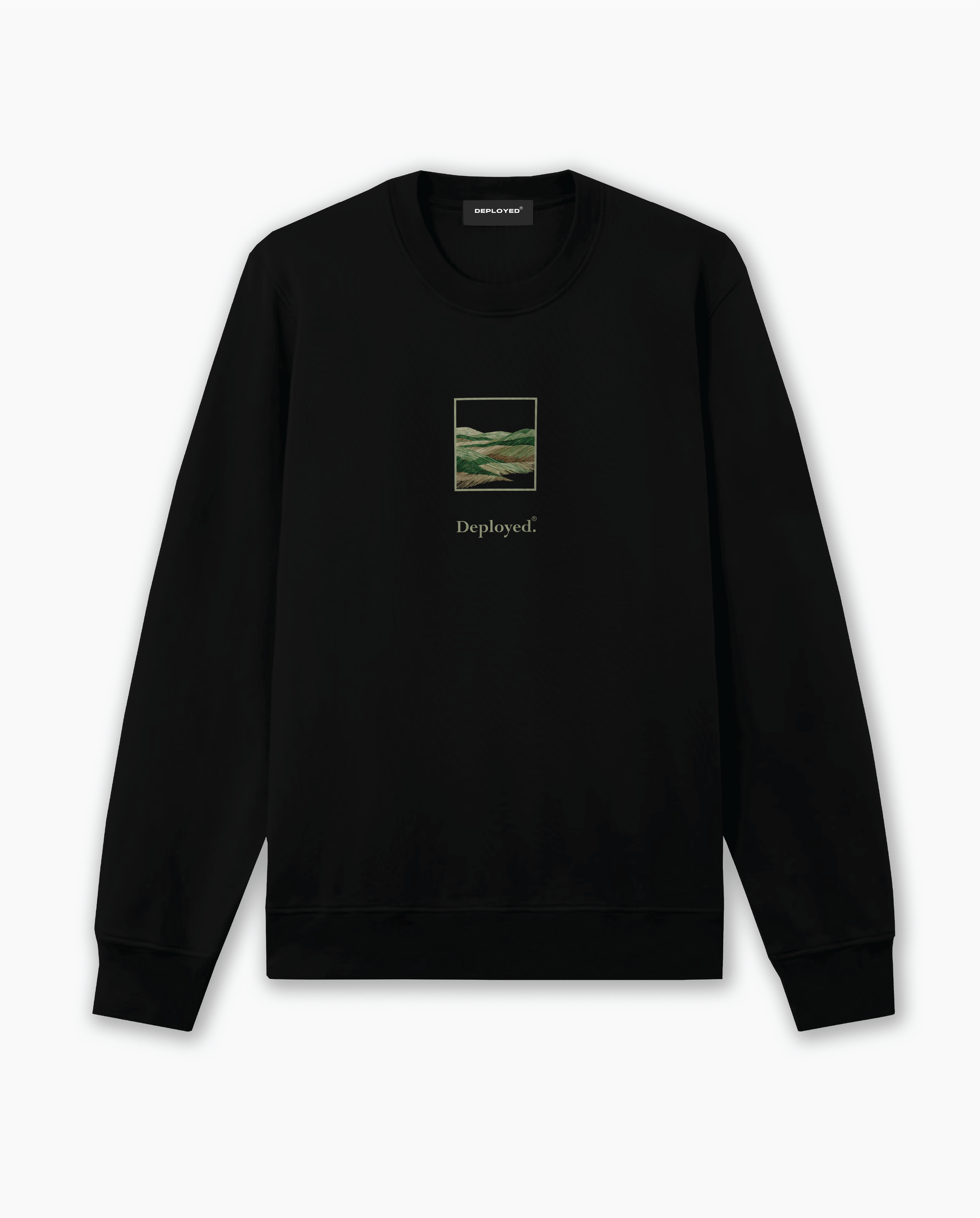 Waves Of Land Lightweight Premium Sweatshirt