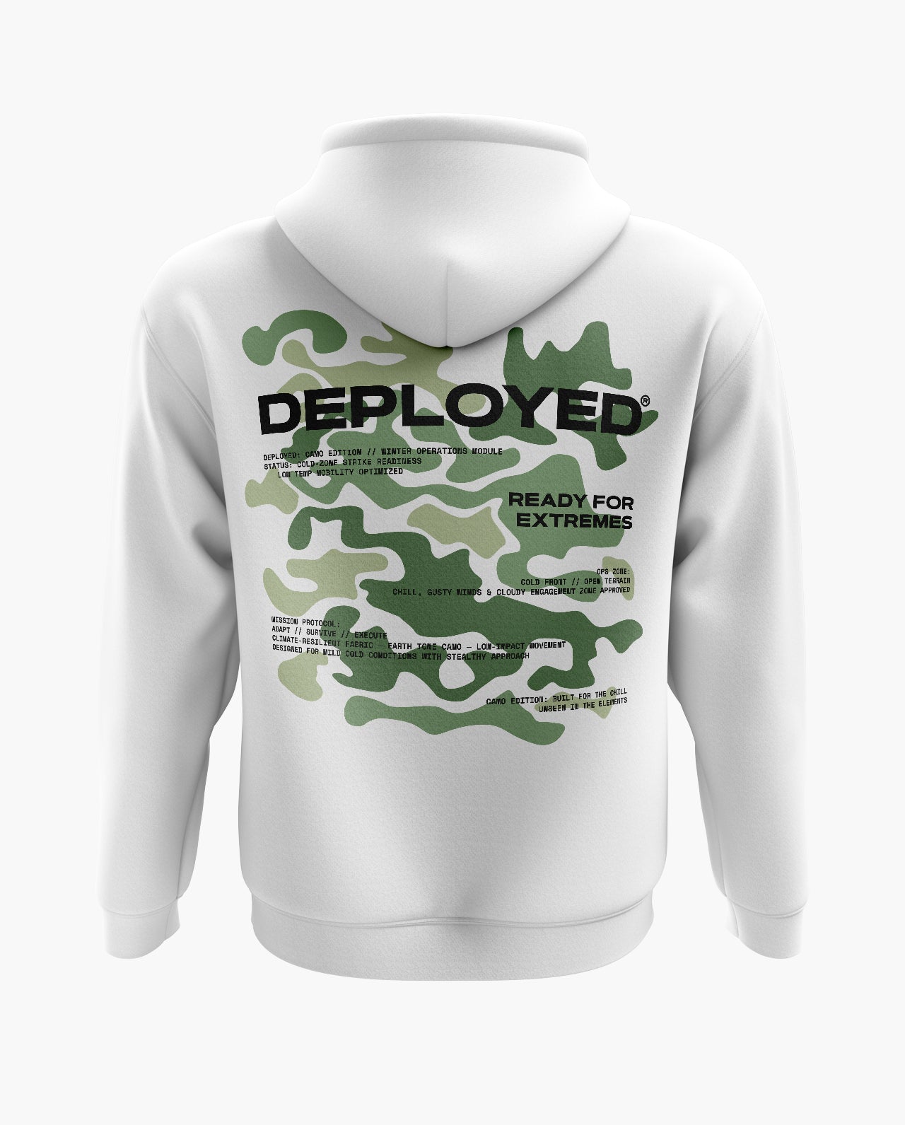 SR Camo 005 Special Edition Snow Soft Premium Hoodie