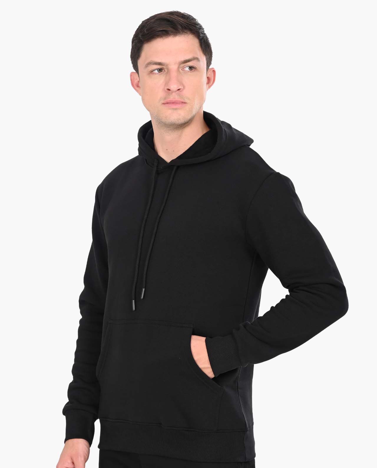 Decluttered Black Hoodie