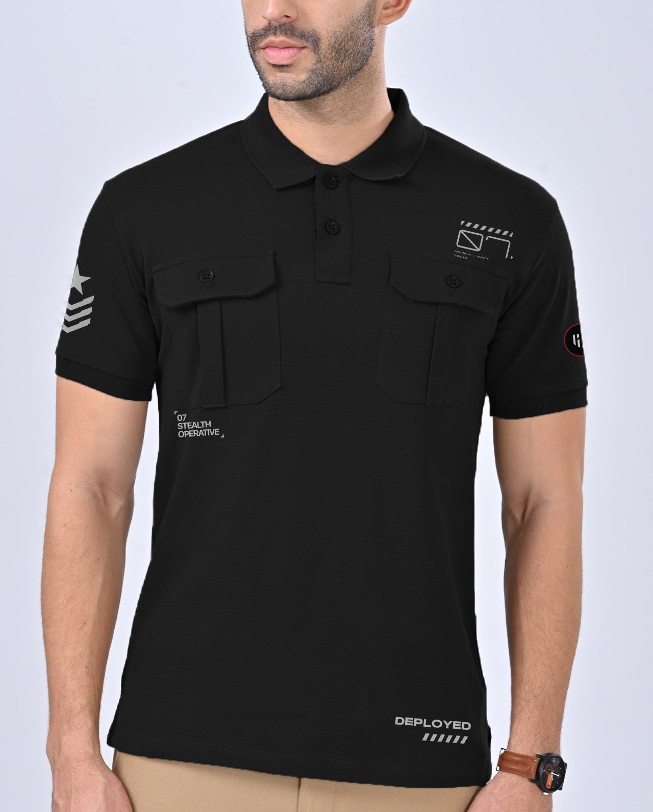 Secret Operative Cargo Polo T-Shirt  - CS