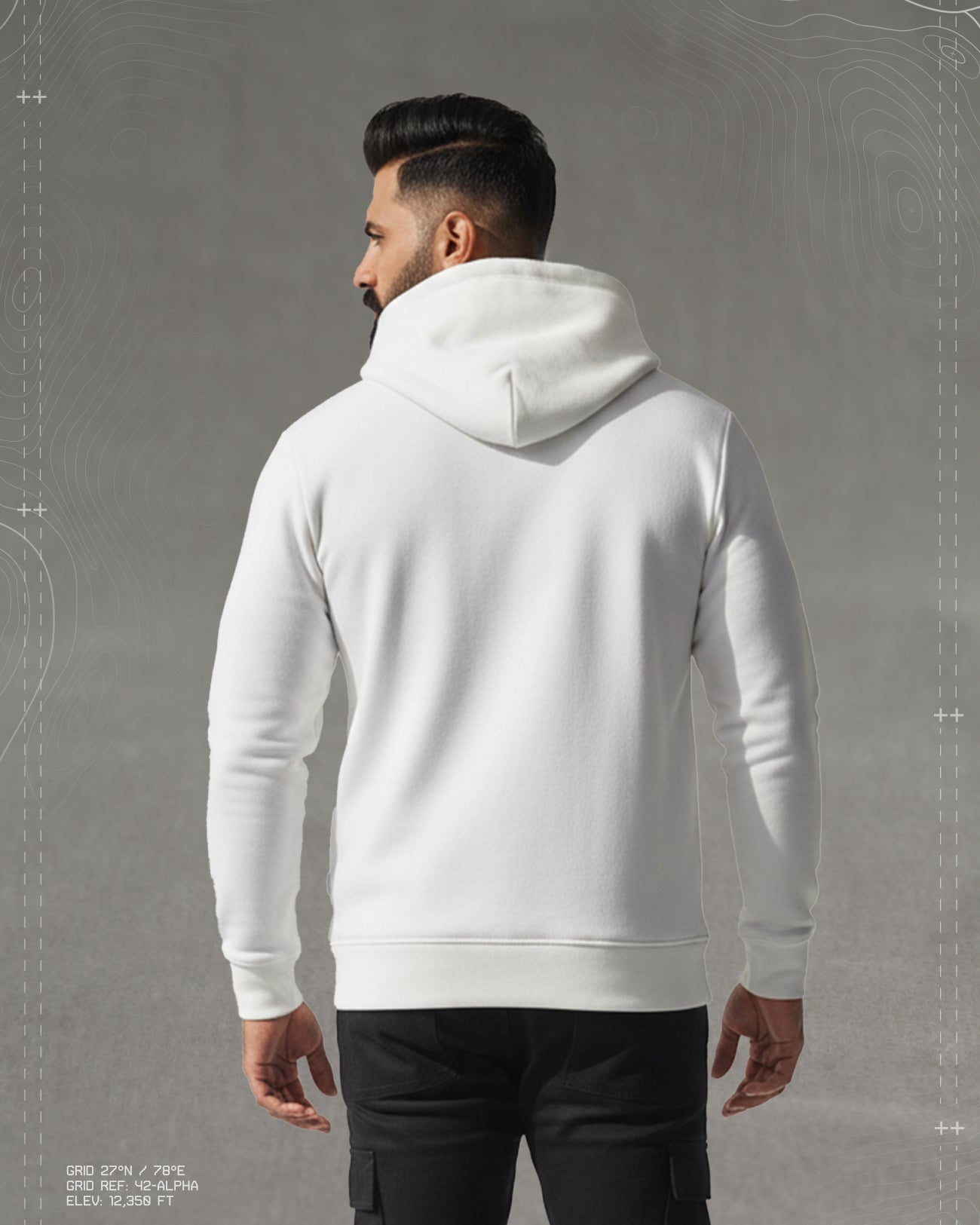 Deployed Solid Zipper Hoodie