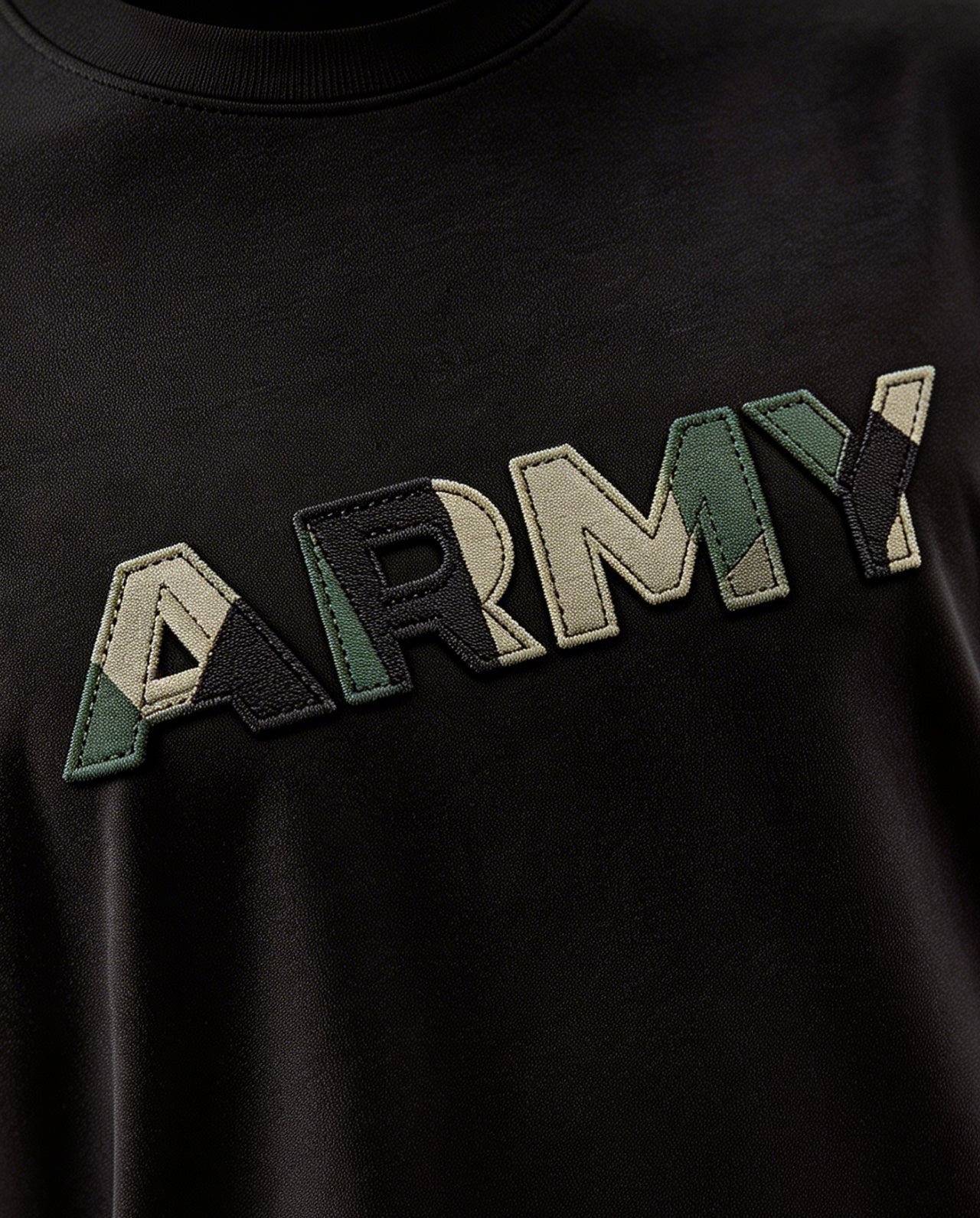 Army Camouflage Signature LuxeSoft Cotton T-Shirt