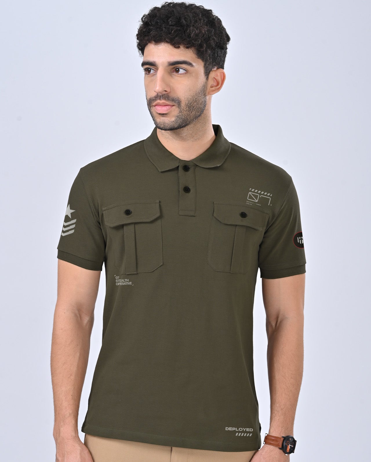 Secret Operative Cargo Polo T-Shirt  - CS