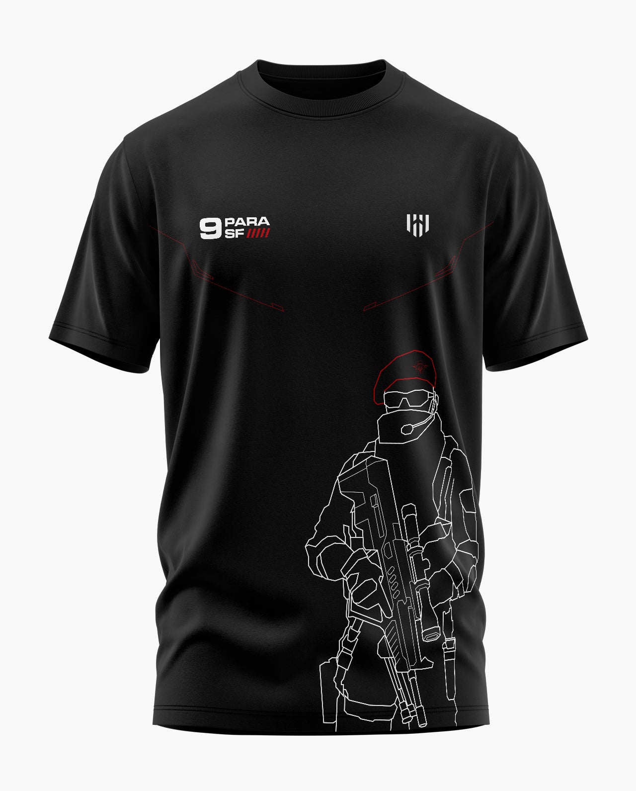 9 PARA SF AGENT Signature LuxeSoft Cotton T-Shirt