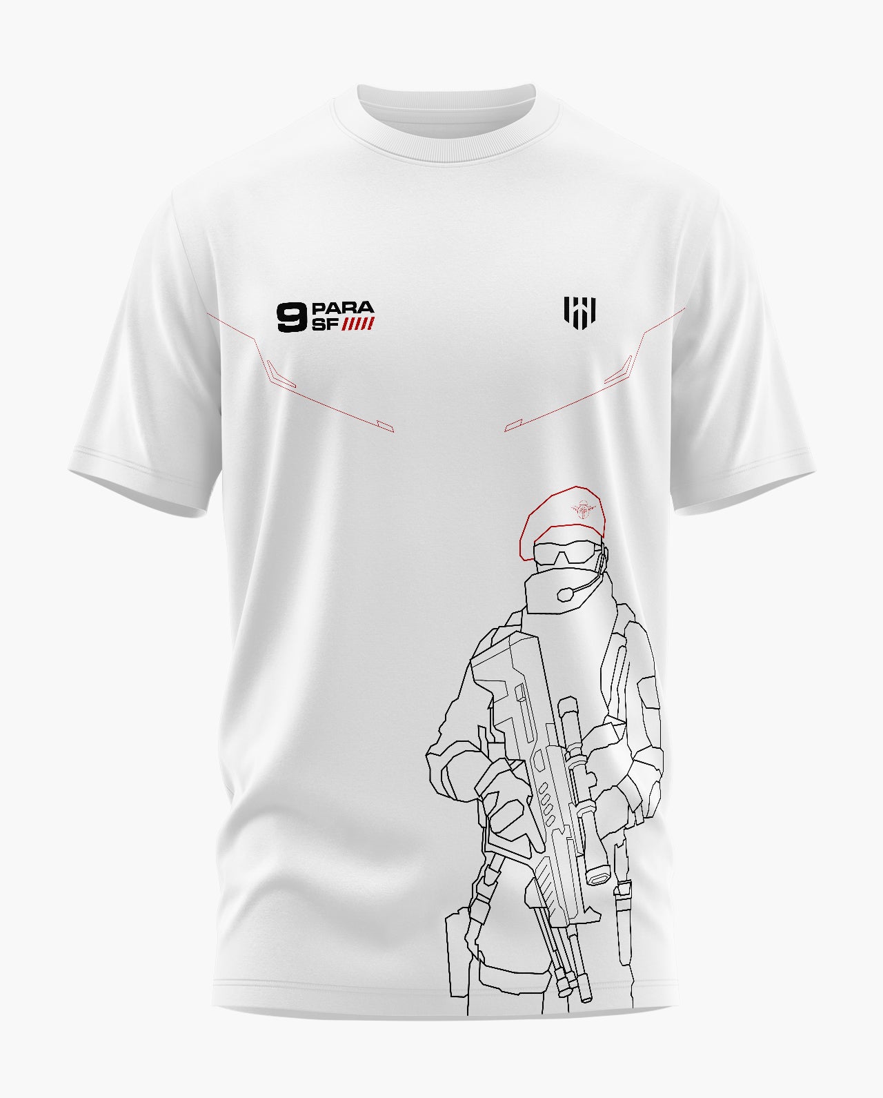 9 PARA SF AGENT Signature LuxeSoft Cotton T-Shirt