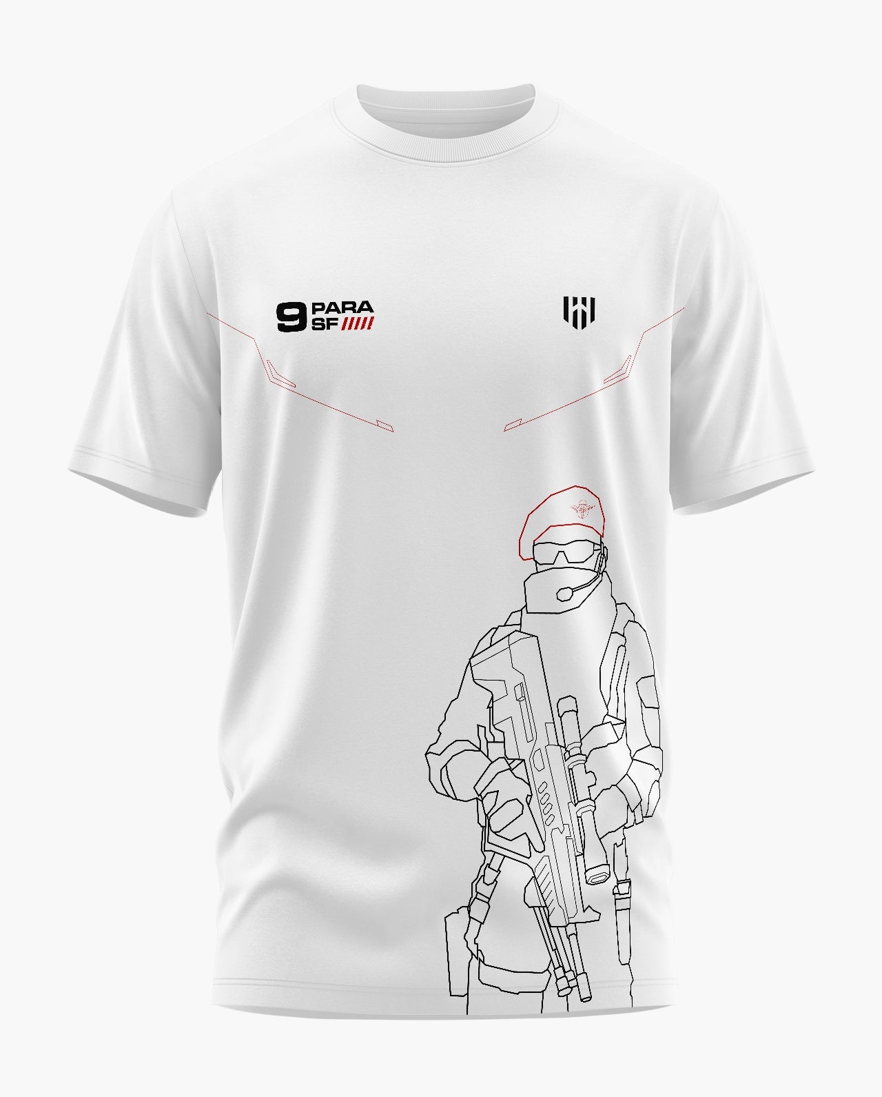 9 PARA SF AGENT Signature LuxeSoft Cotton T-Shirt  - CS