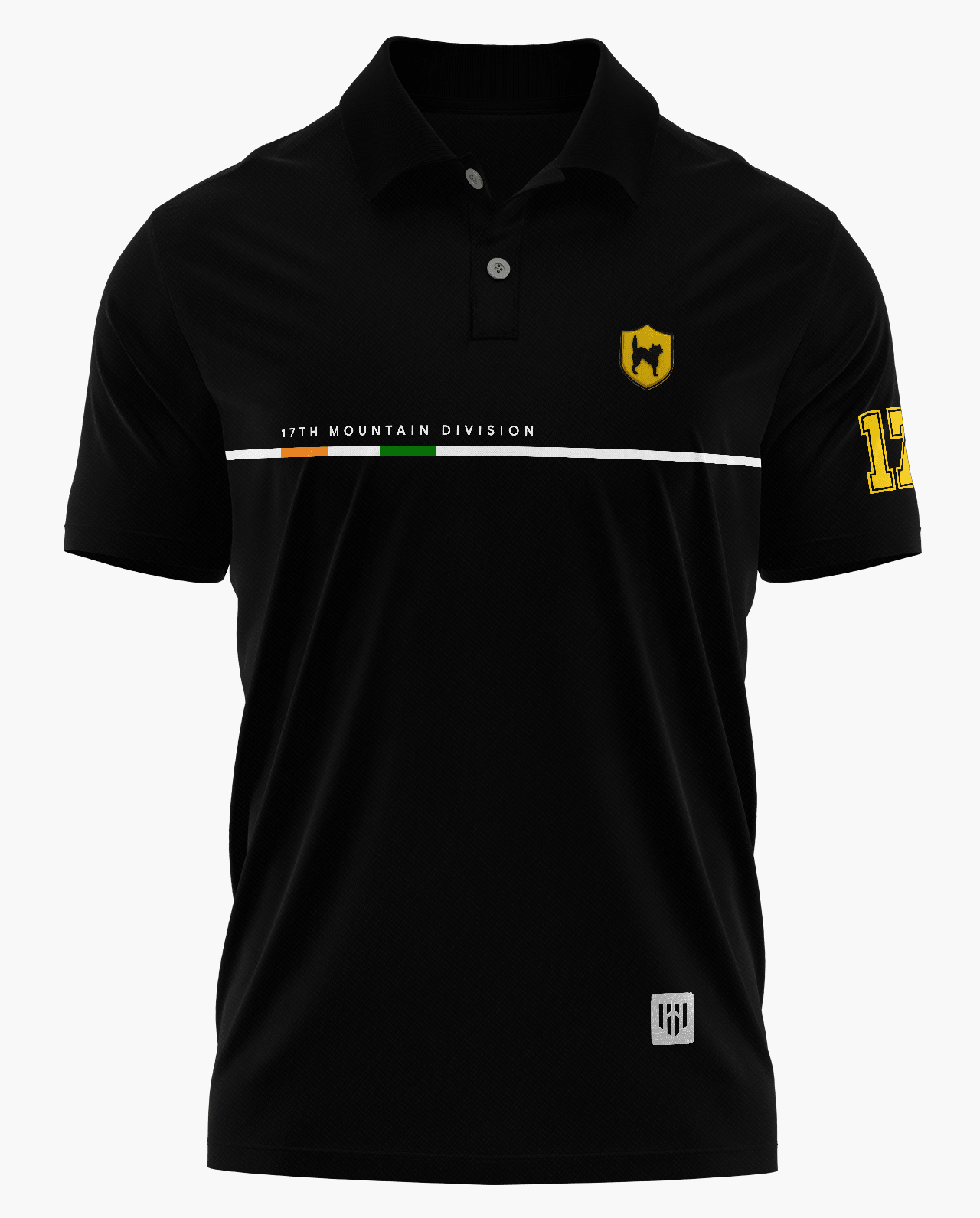 Black Cat Division Polo T-Shirt - CS