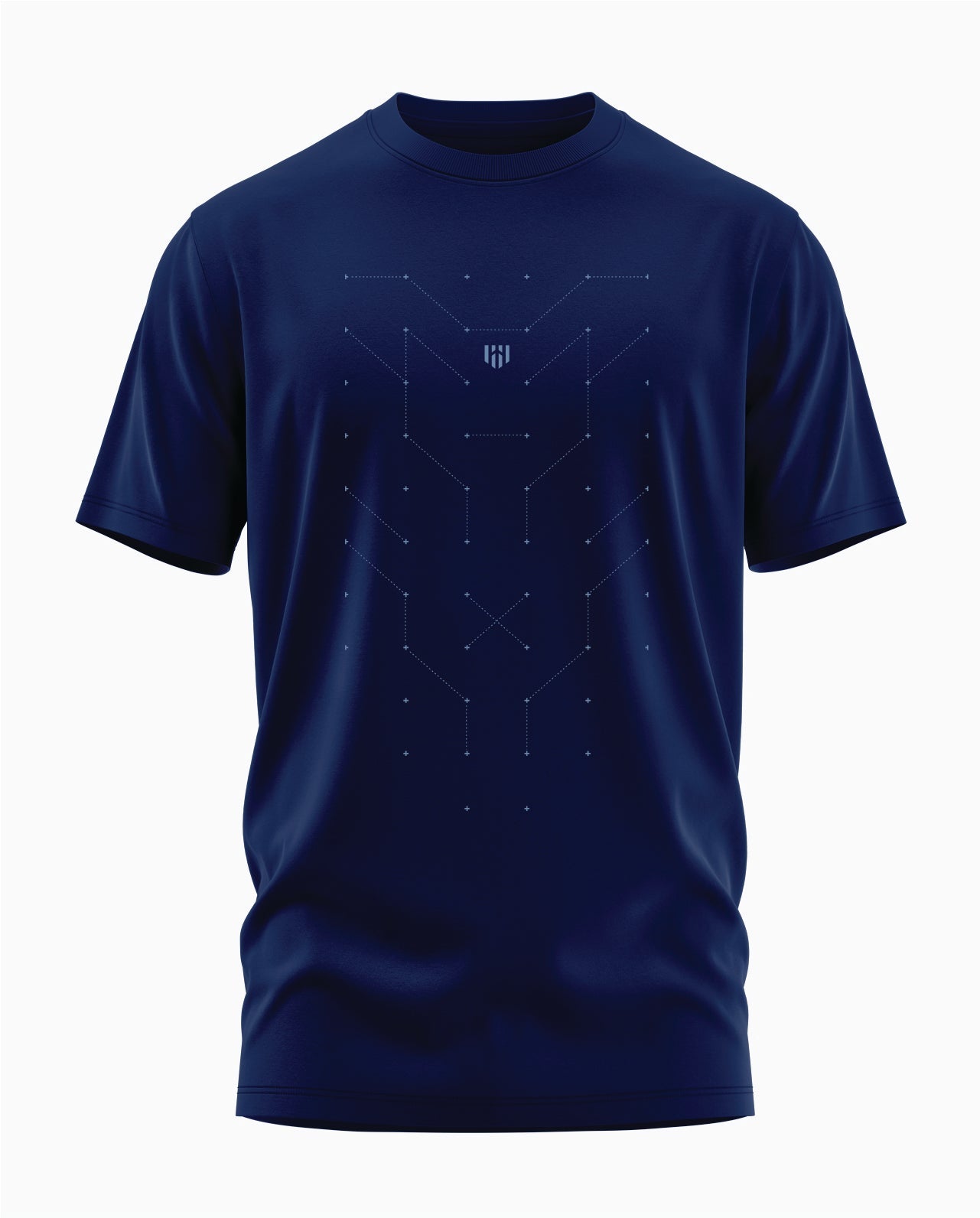 DEPLOYED GRID MATRIX Signature LuxeSoft Cotton T-Shirt  - CS