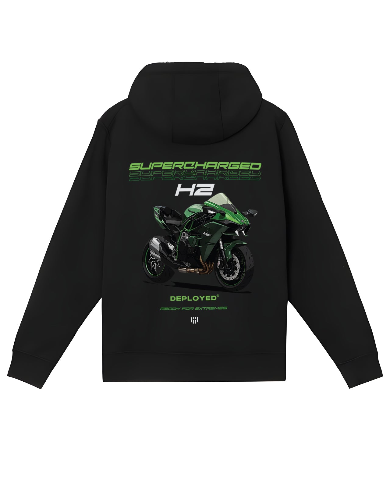 SUPERCHARGED H2 ZIPPER HOODIE
