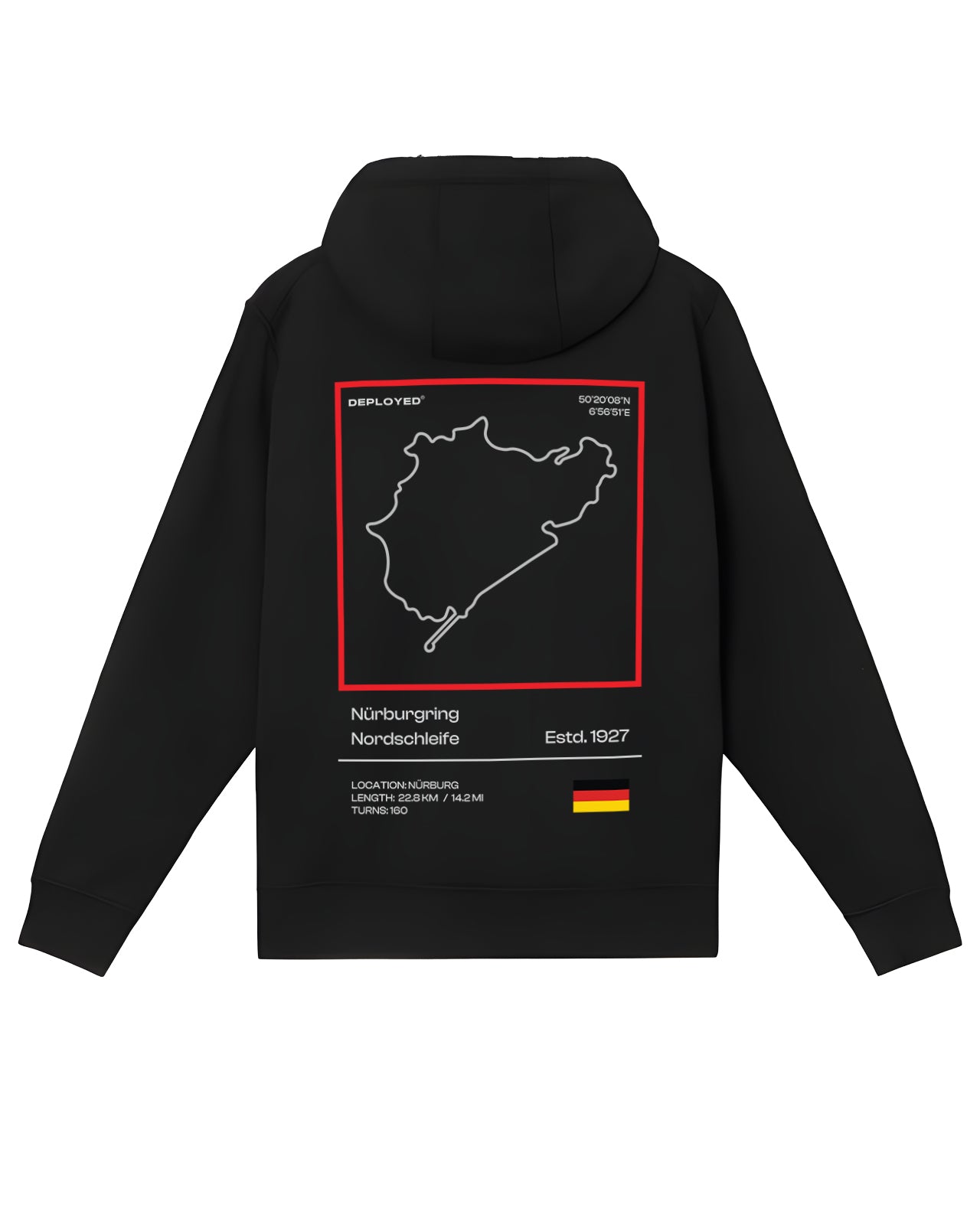 Nurburgring Nordschleife Zipper Hoodie