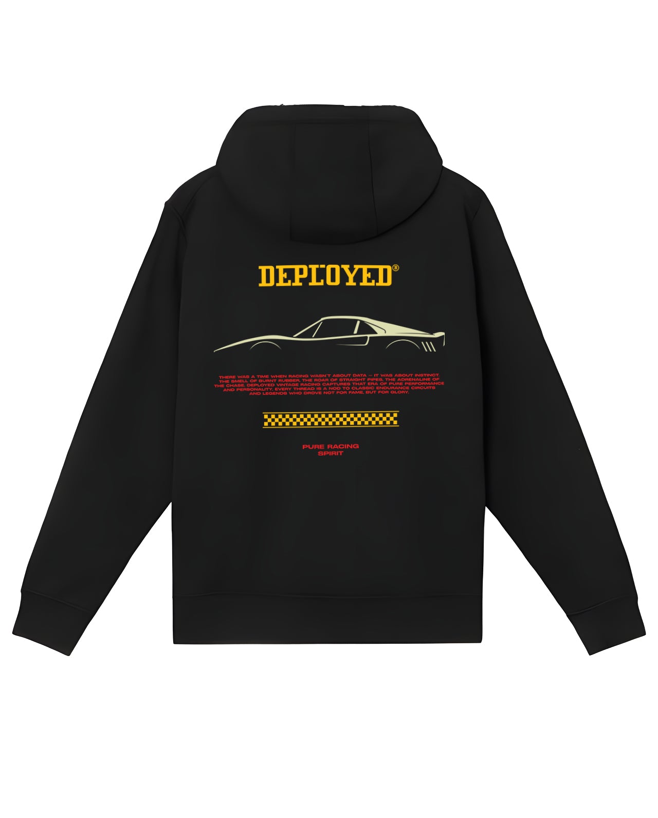 DEPLOYED VINTAGE RACING ZIPPER HOODIE