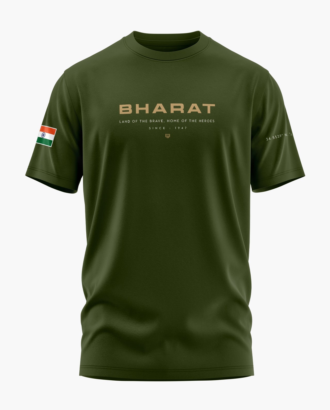 BHARAT ORIGIN Signature LuxeSoft Cotton T-Shirt  - CS