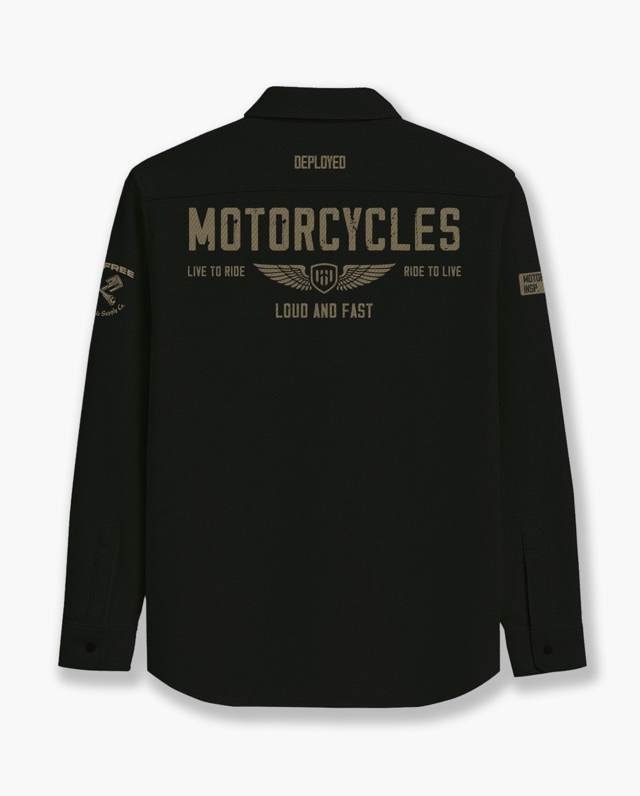 Deployed Motorcycles Cargo Shirt