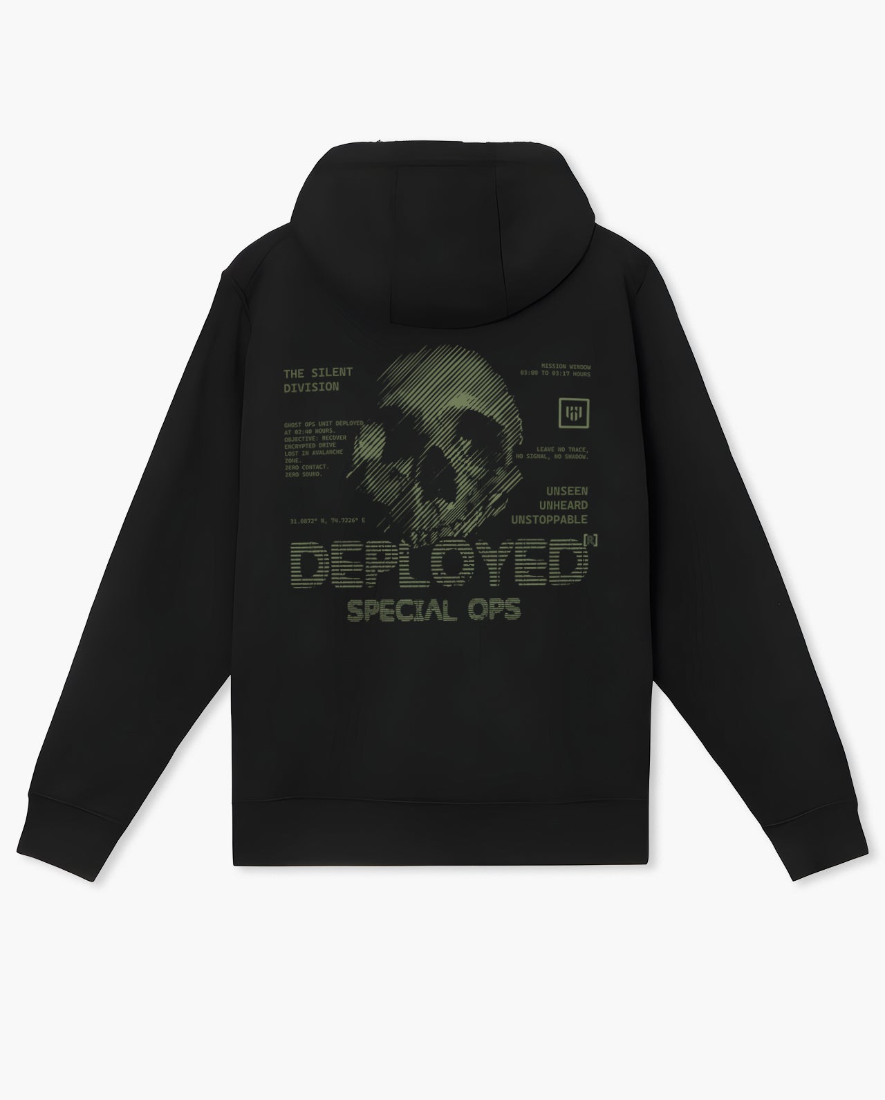 Deployed Special Ops-X Snow Soft Premium Hoodie
