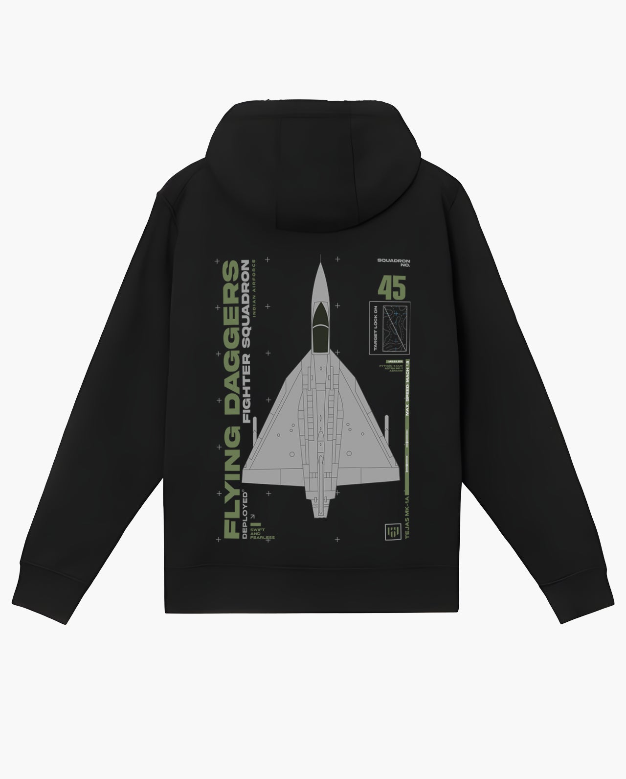 Sqdn.45 Legacy-Tejas Zipper Hoodie