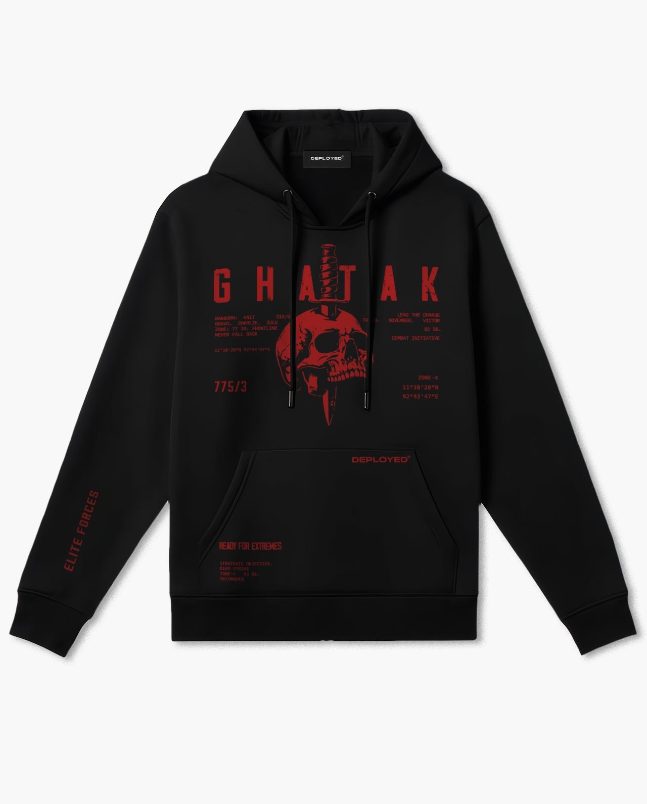 Ghatak Commando 2.0 Snow Soft Premium Hoodie - CS