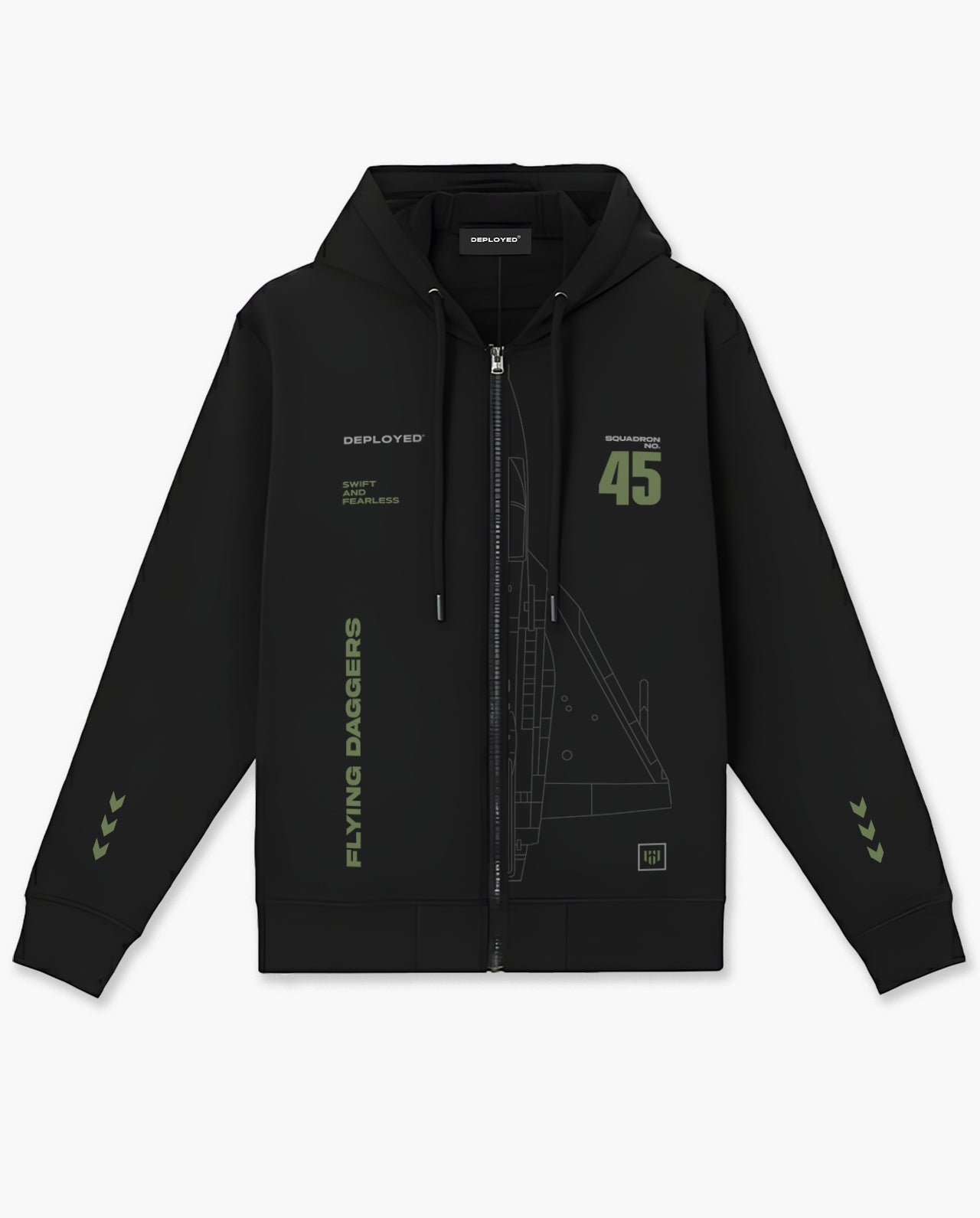 Sqdn.45 Legacy-Tejas Zipper Hoodie