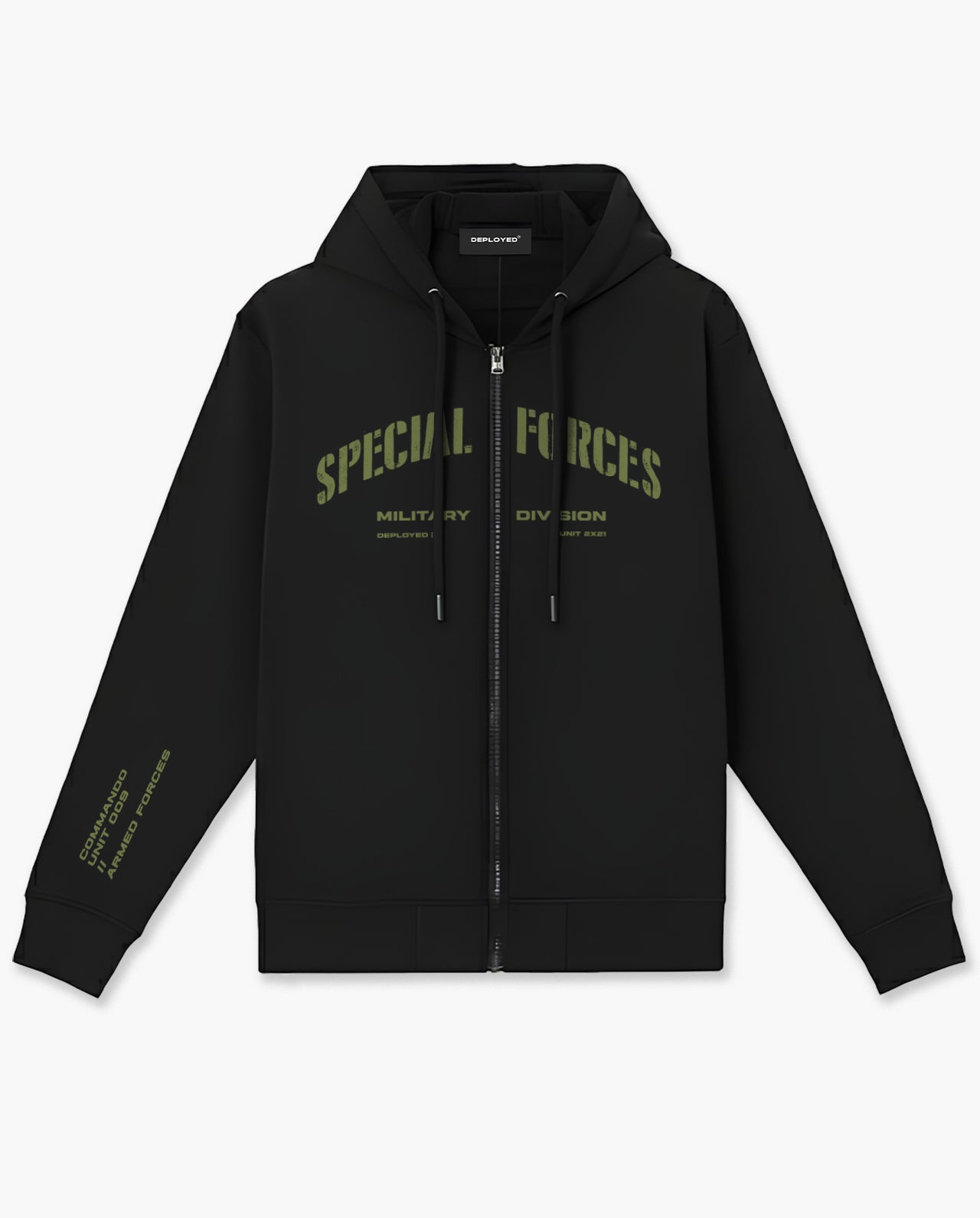 Deployed Special Forces Zipper Hoodie