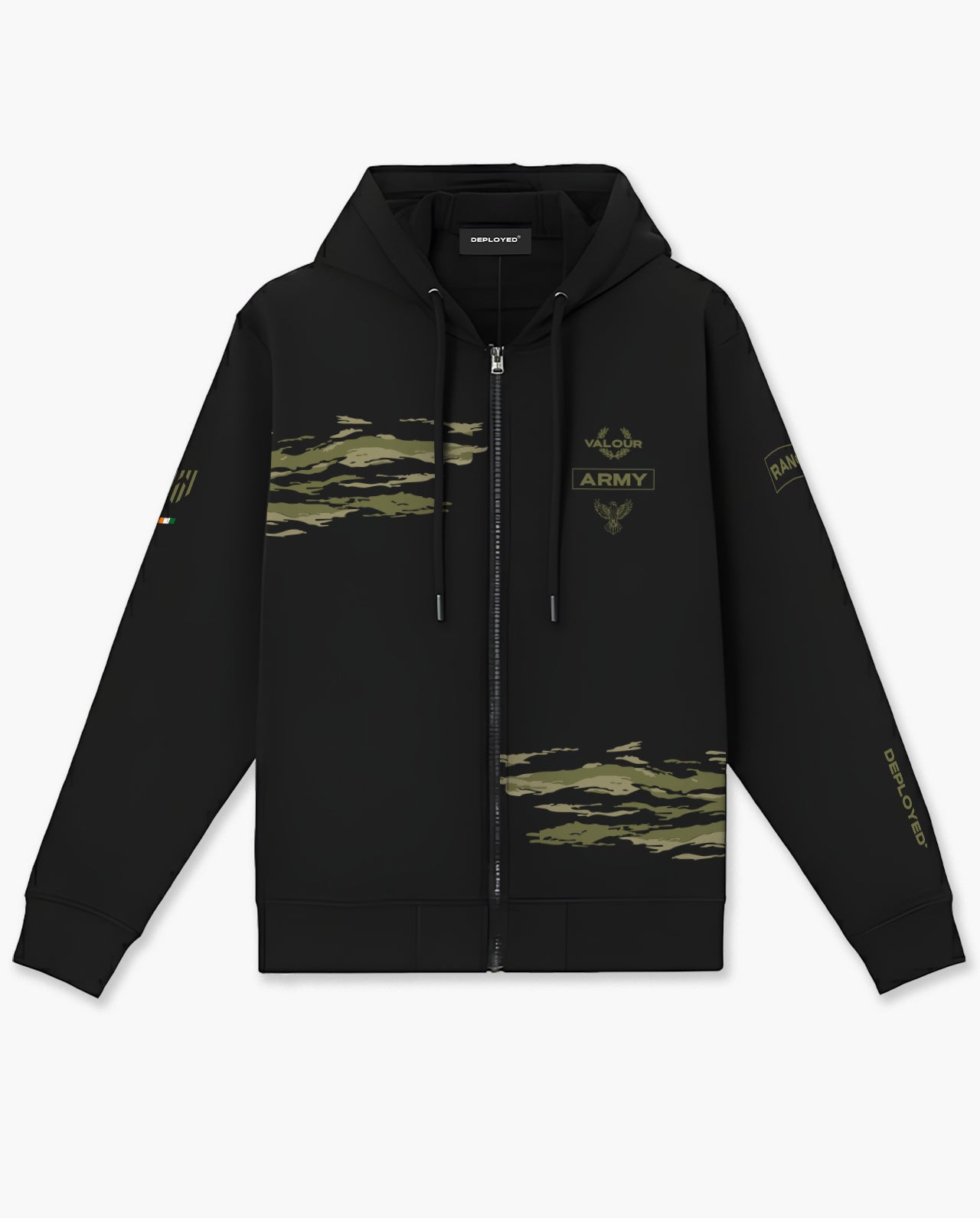 Valour Camo Zipper Hoodie