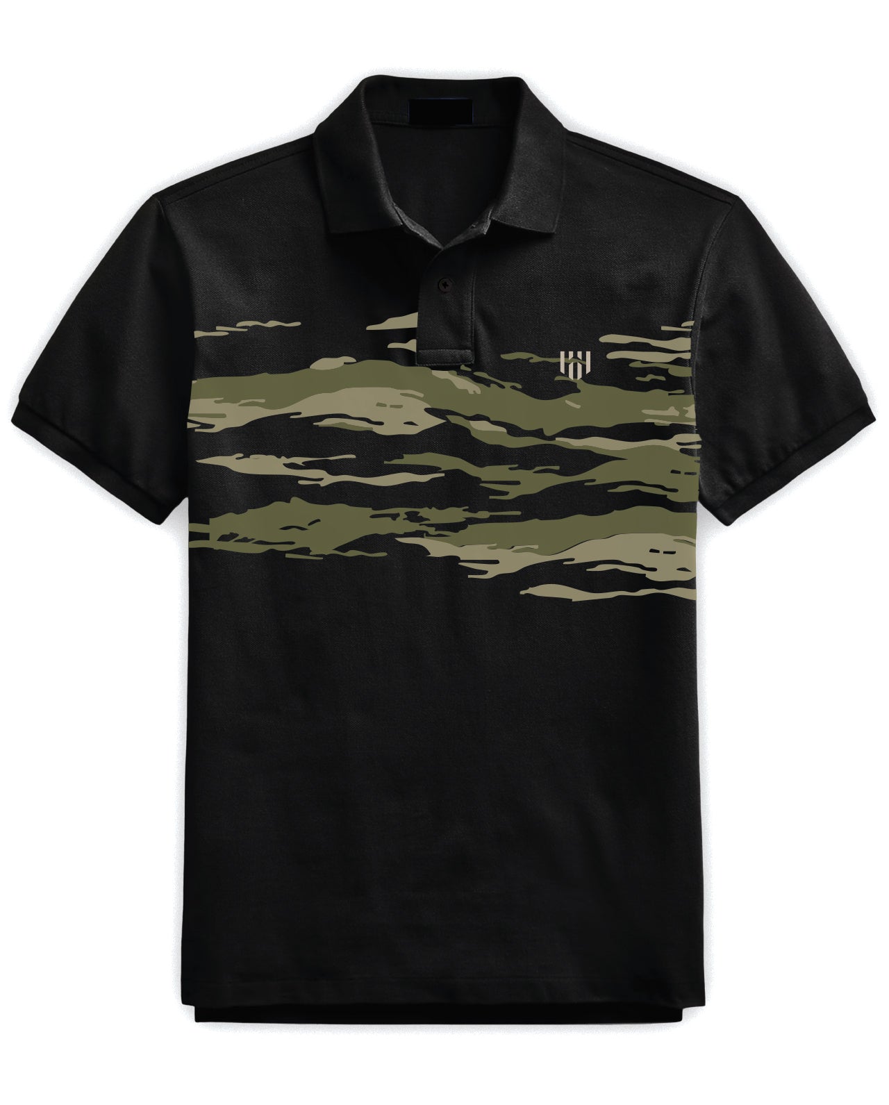 Camo Wave Polo T-Shirt
