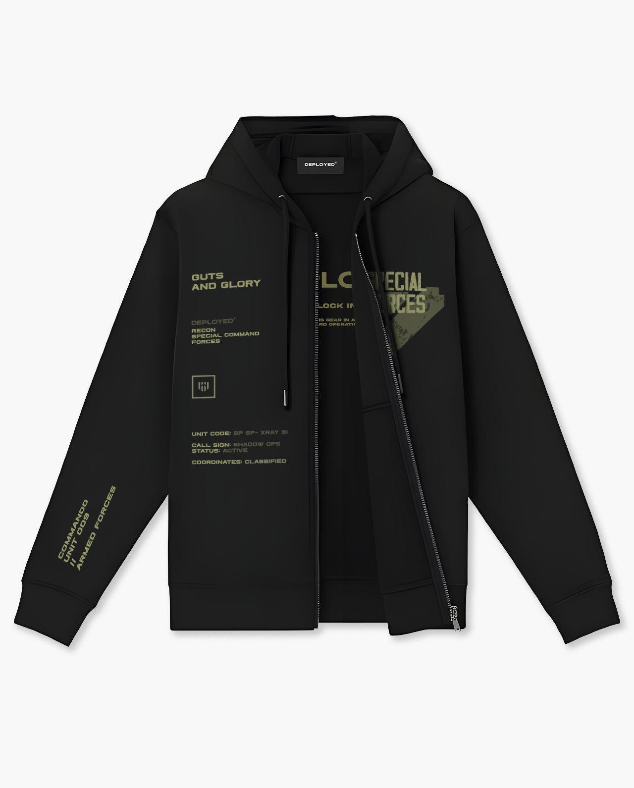 SF Tactical Zipper Hoodie