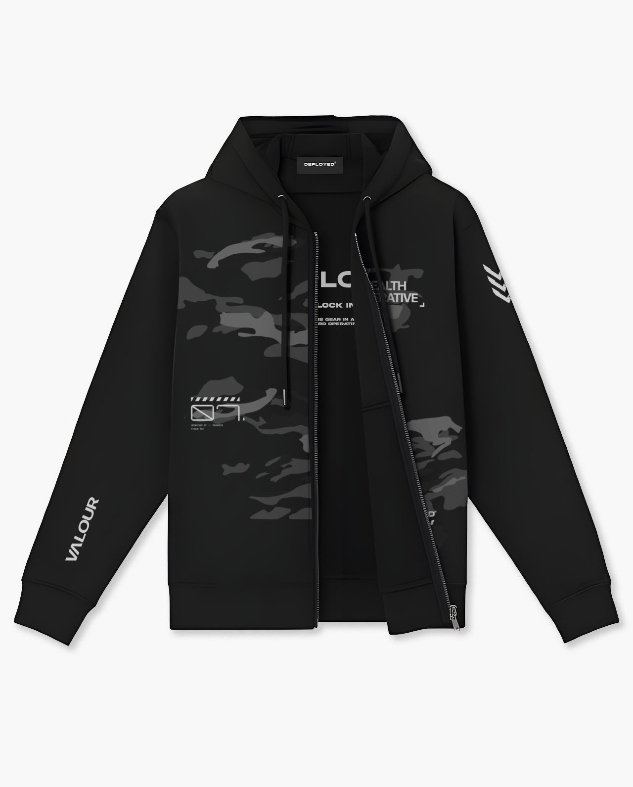 Secret Operative Zipper Hoodie