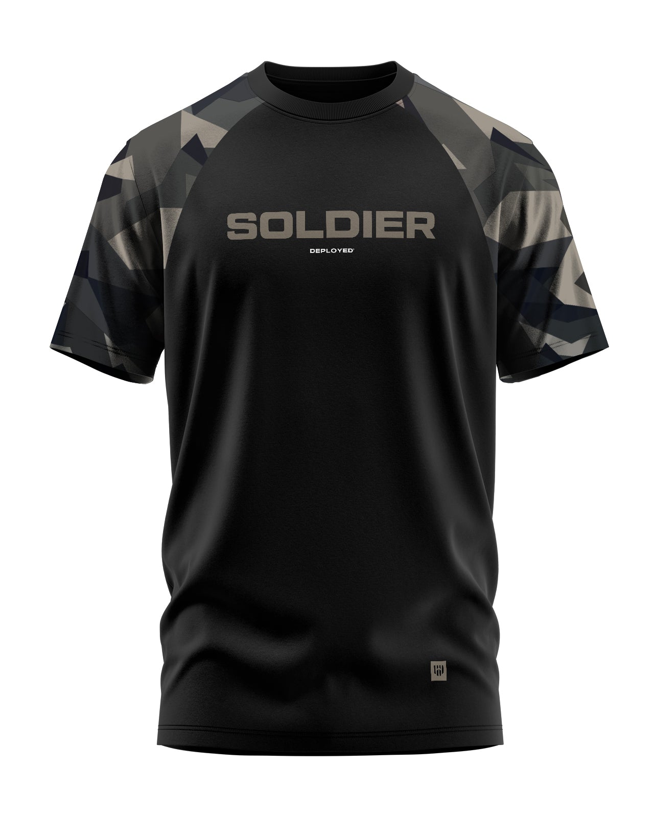 Soldier Camo Raglan Signature LuxeSoft Cotton T-Shirt