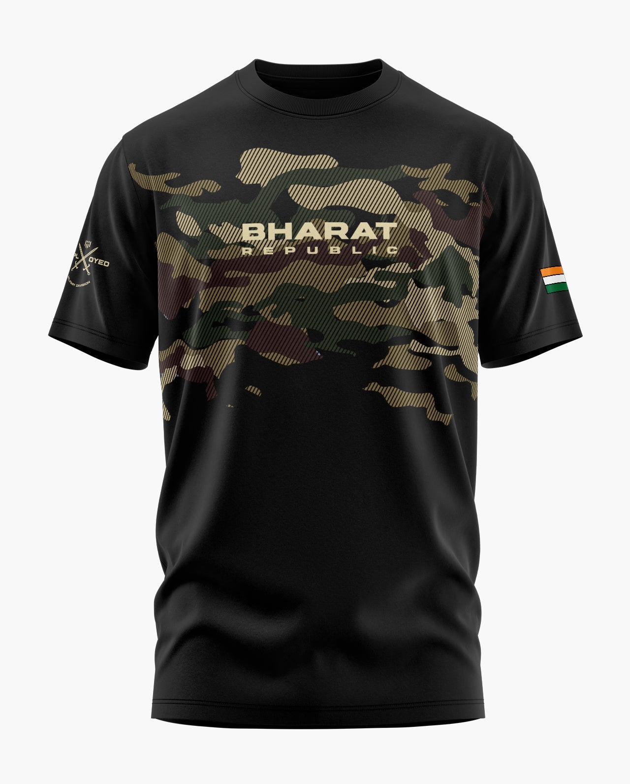 Bharat Republic Camo Signature LuxeSoft Cotton T-Shirt - CS