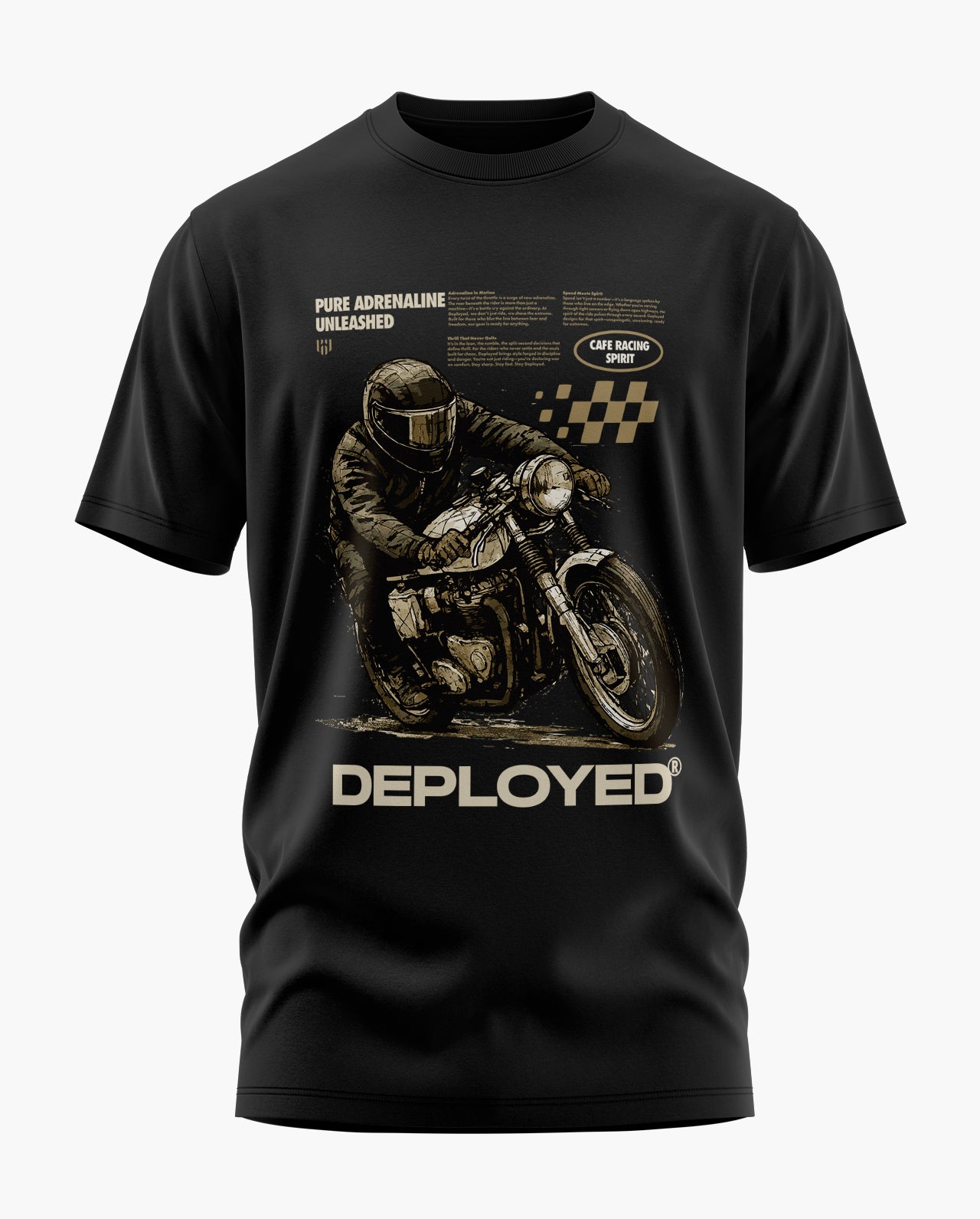 Cafe Racing Spirit Signature LuxeSoft Cotton T-Shirt