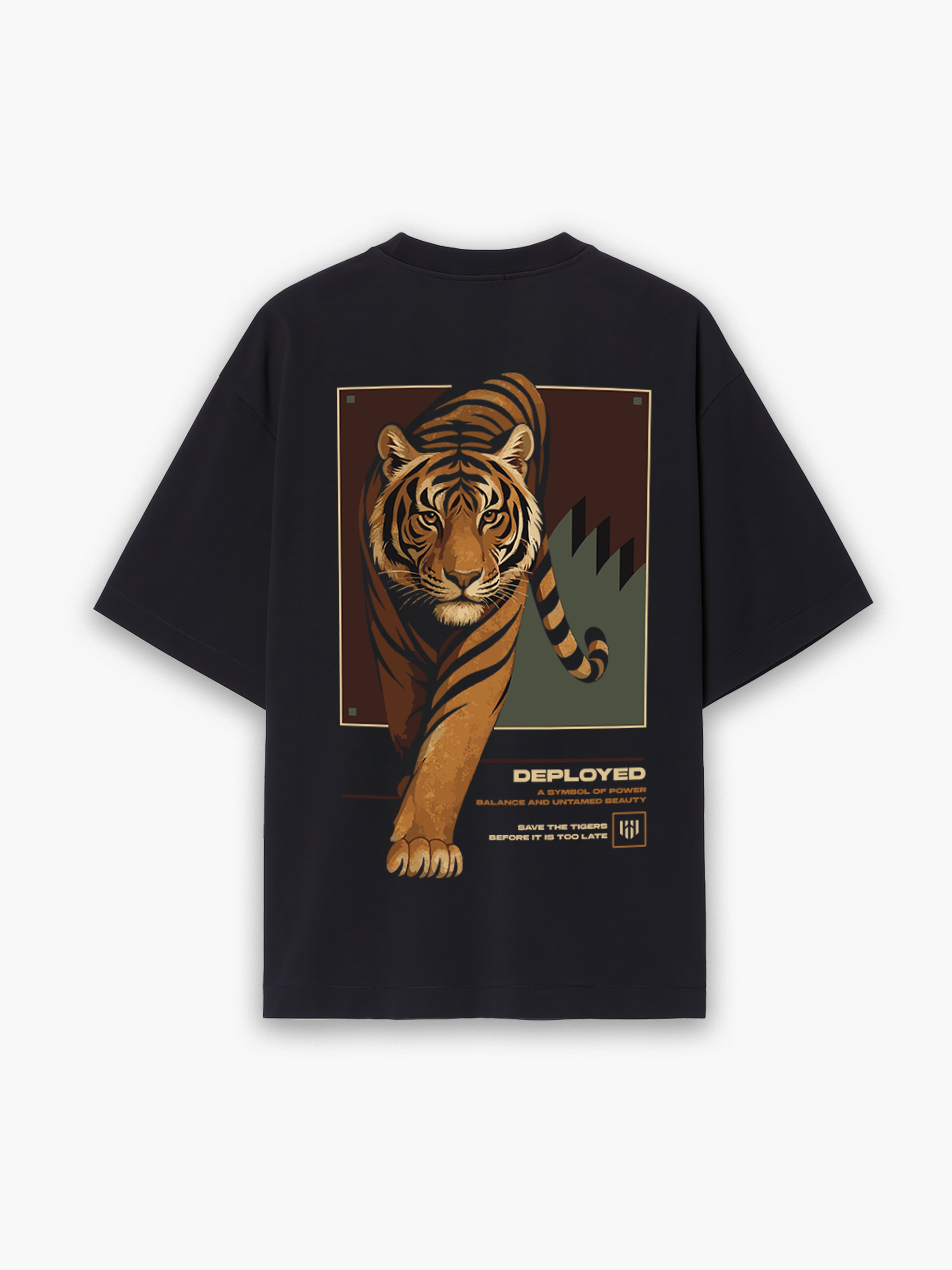 Stripes In Motion Oversized T-Shirt