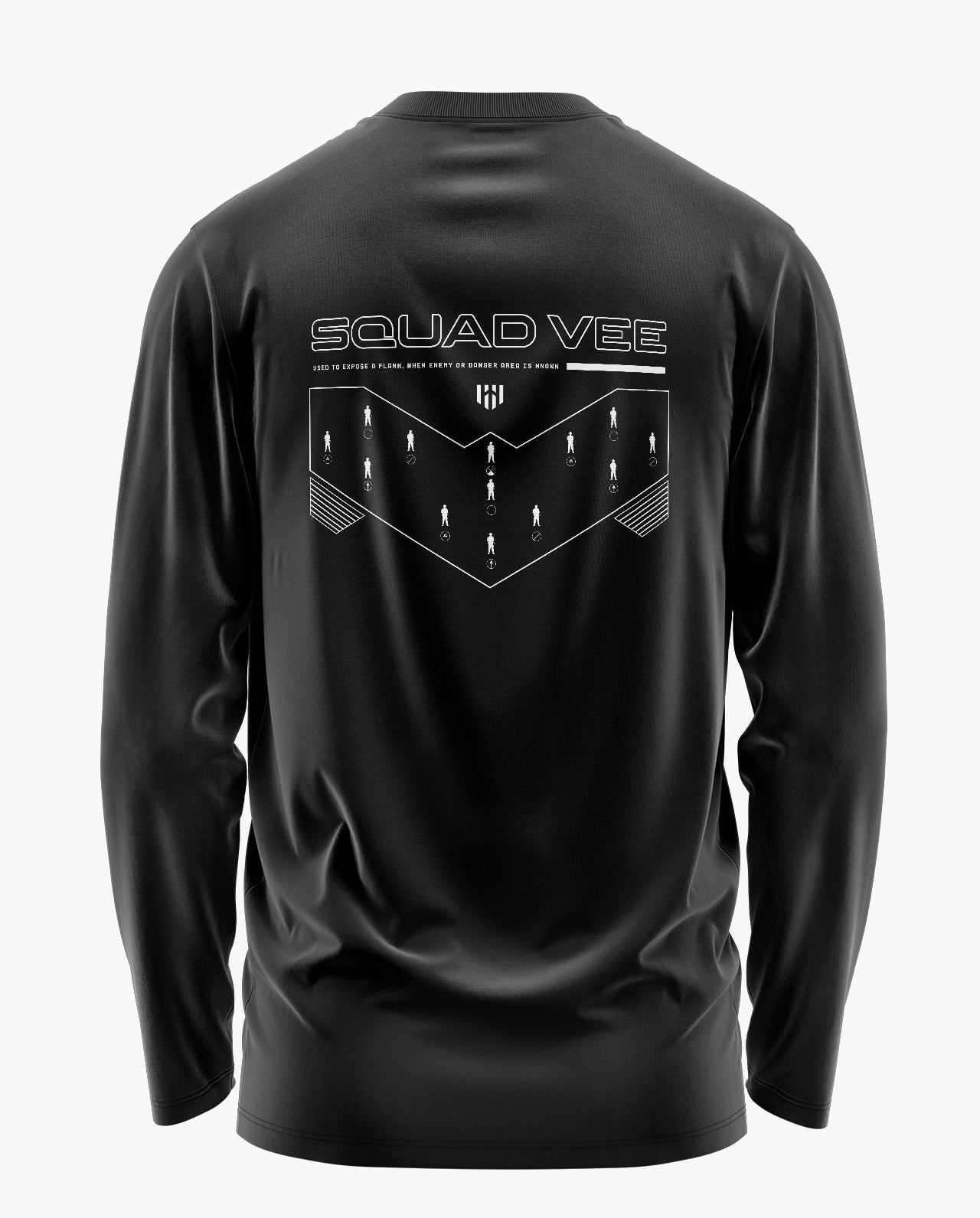 Squad Vee Signature Luxesoft Cotton Full Sleeve T-Shirt