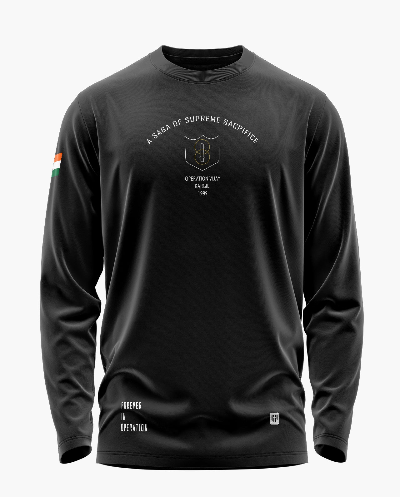 Kargil Homage Signature Luxesoft Cotton Full Sleeve T-Shirt