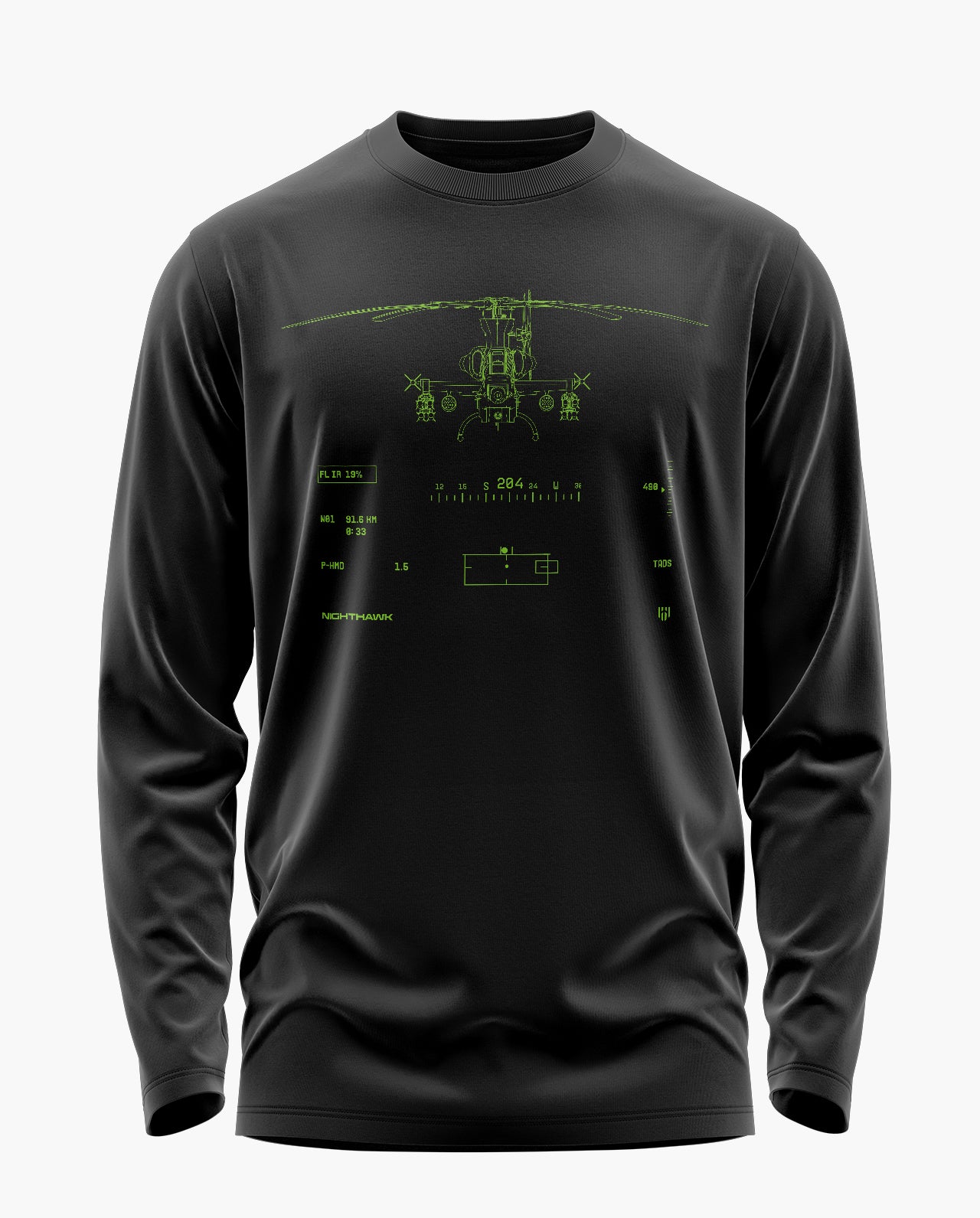 Nighthawk Signature Luxesoft Cotton Full Sleeve T-Shirt