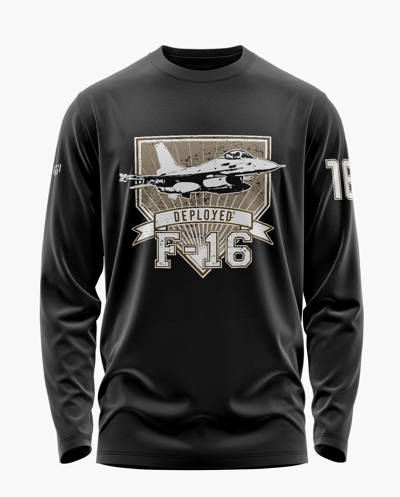 F-16 Falcon Vintage Signature Luxesoft Cotton Full Sleeve T-Shirt