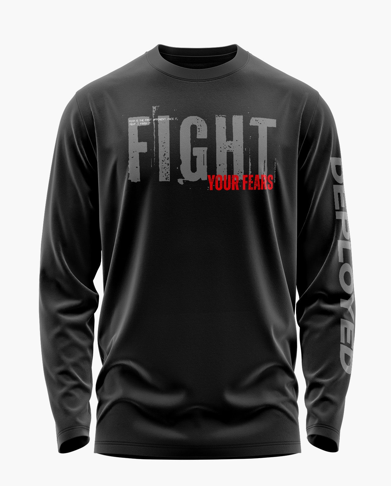 Fight Your Fear Signature Luxesoft Cotton Full Sleeve T-Shirt