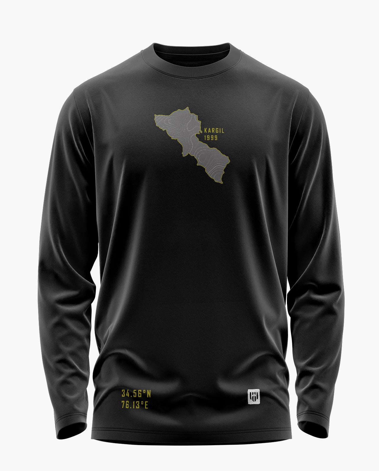 Map Of Valor Kargil Edition Signature Luxesoft Cotton Full Sleeve T-Shirt