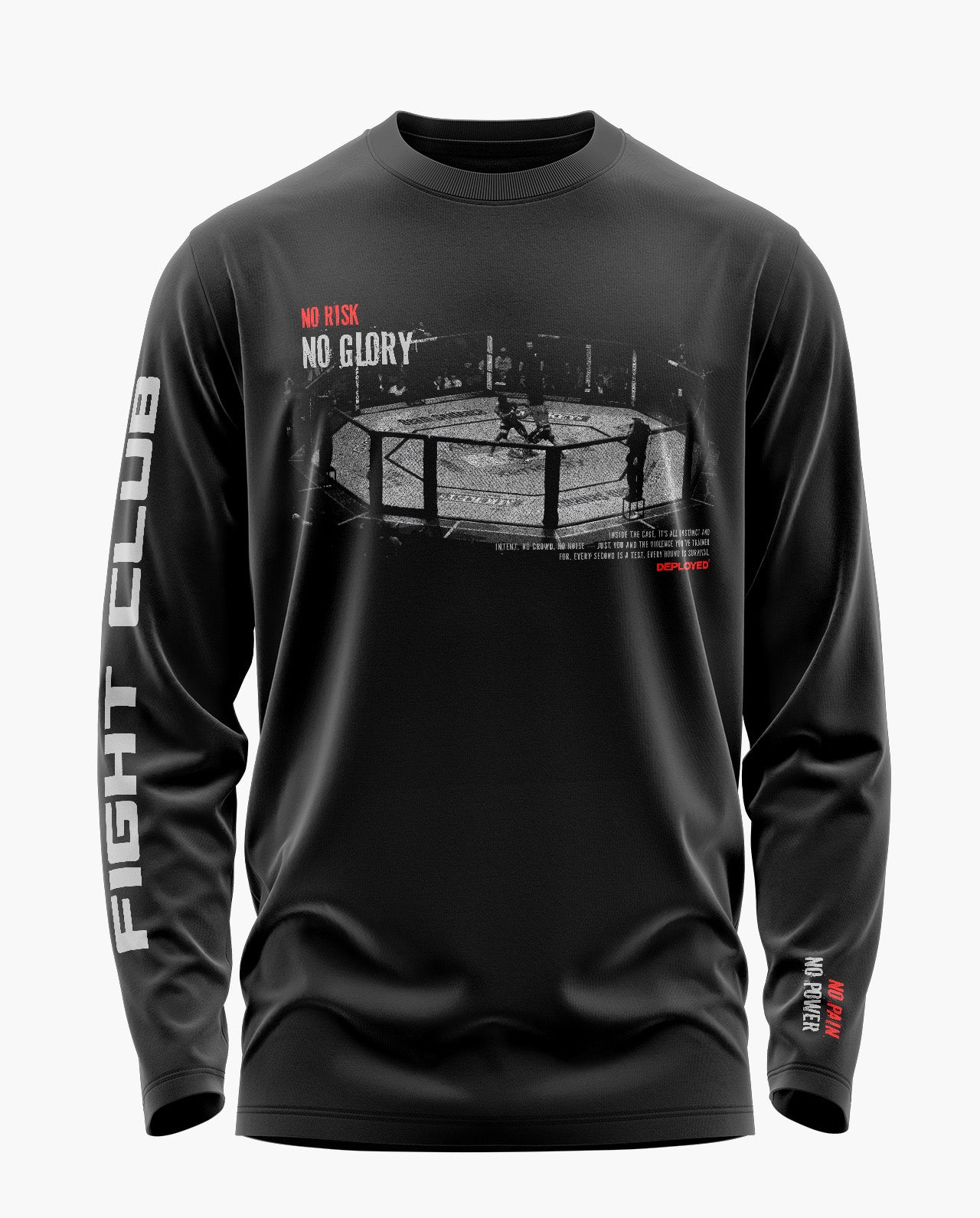 No Risk No Glory Signature Luxesoft Cotton Full Sleeve T-Shirt