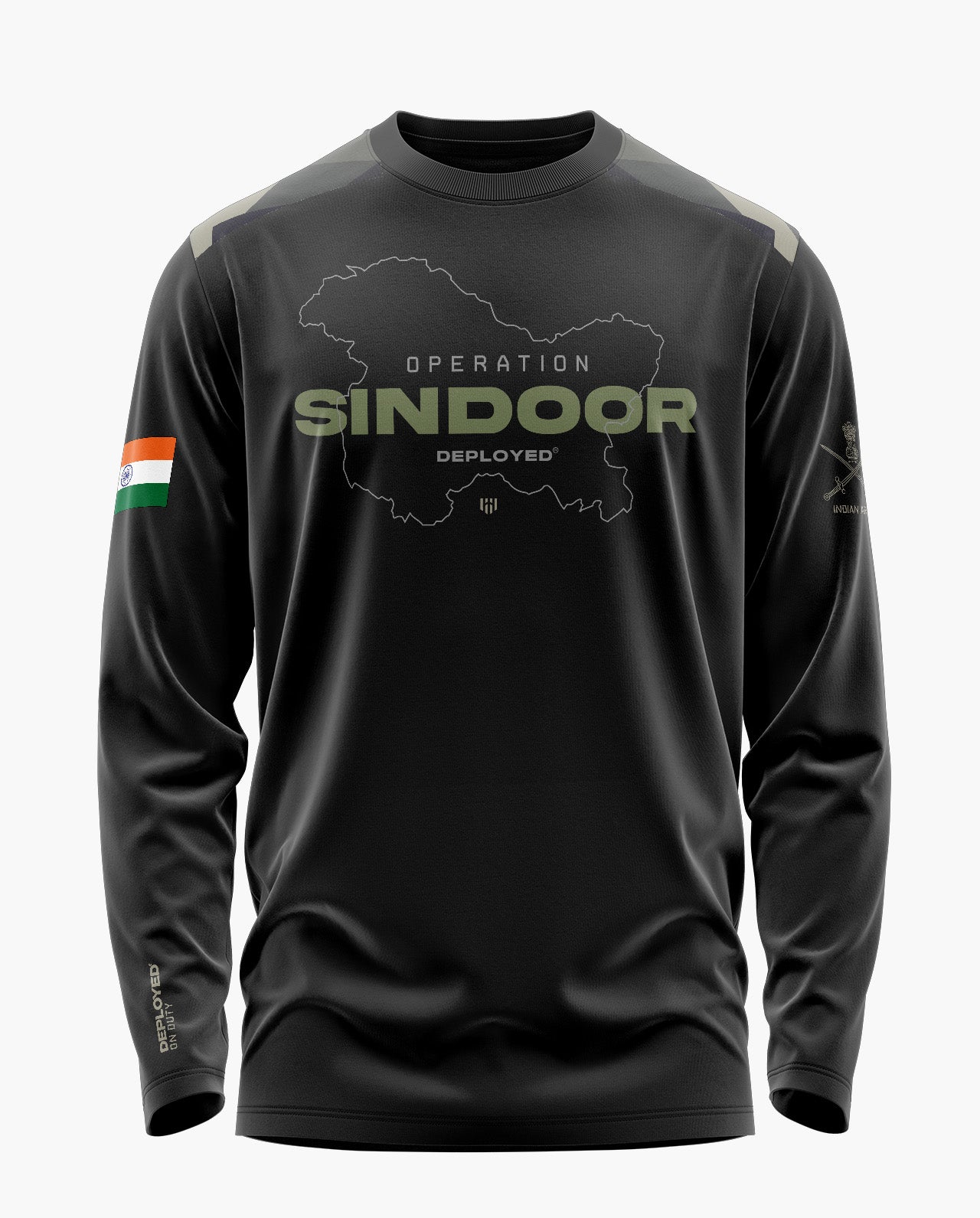 Op Sindoor Camo Signature Luxesoft Cotton Full Sleeve T-Shirt