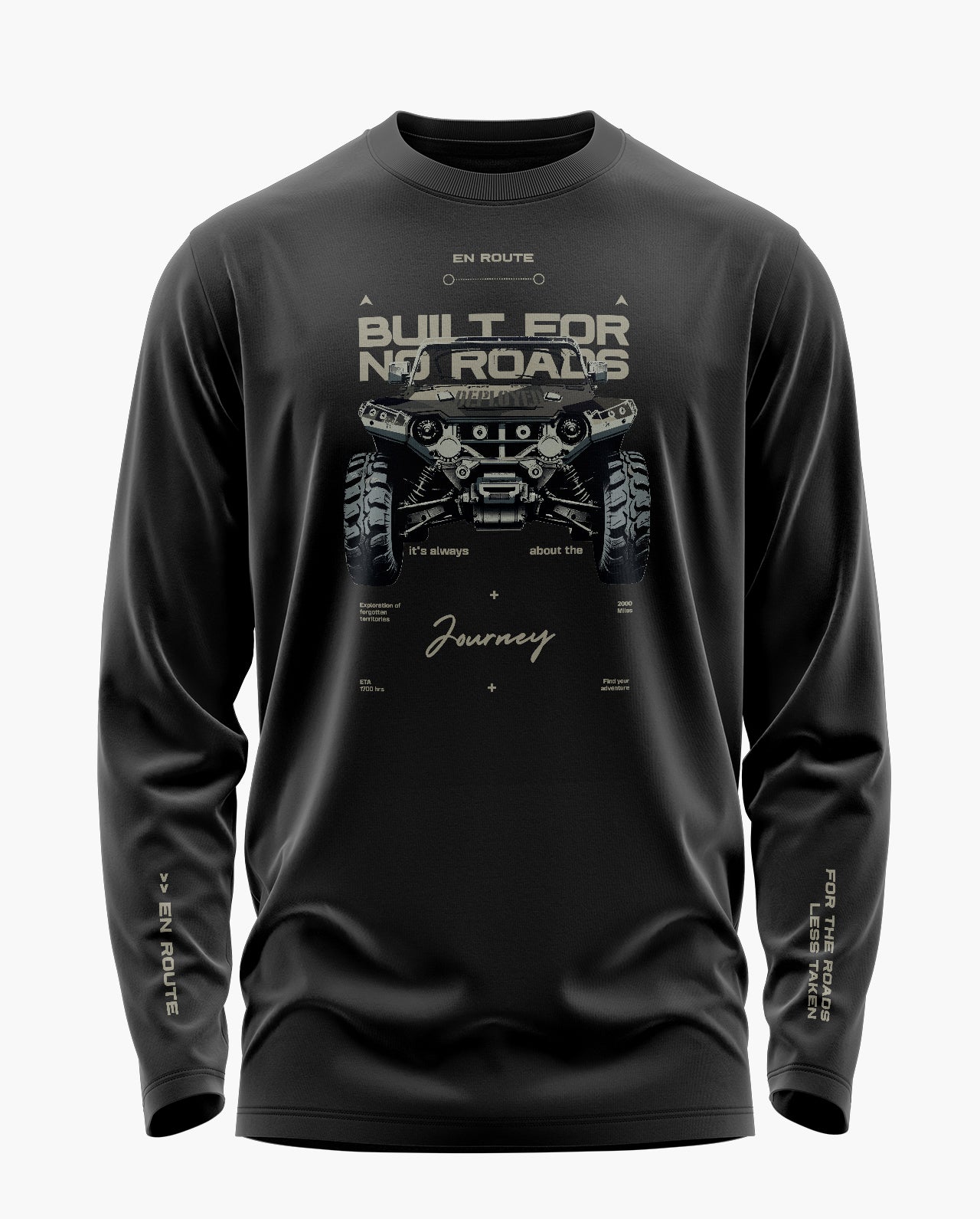 No Roads Signature Luxesoft Cotton Full Sleeve T-Shirt
