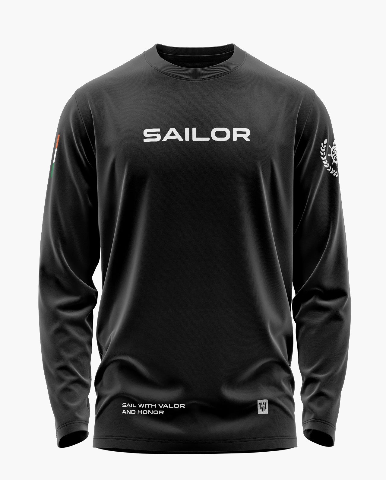 A Sailor'S Pride Signature Luxesoft Cotton Full Sleeve T-Shirt  - CS