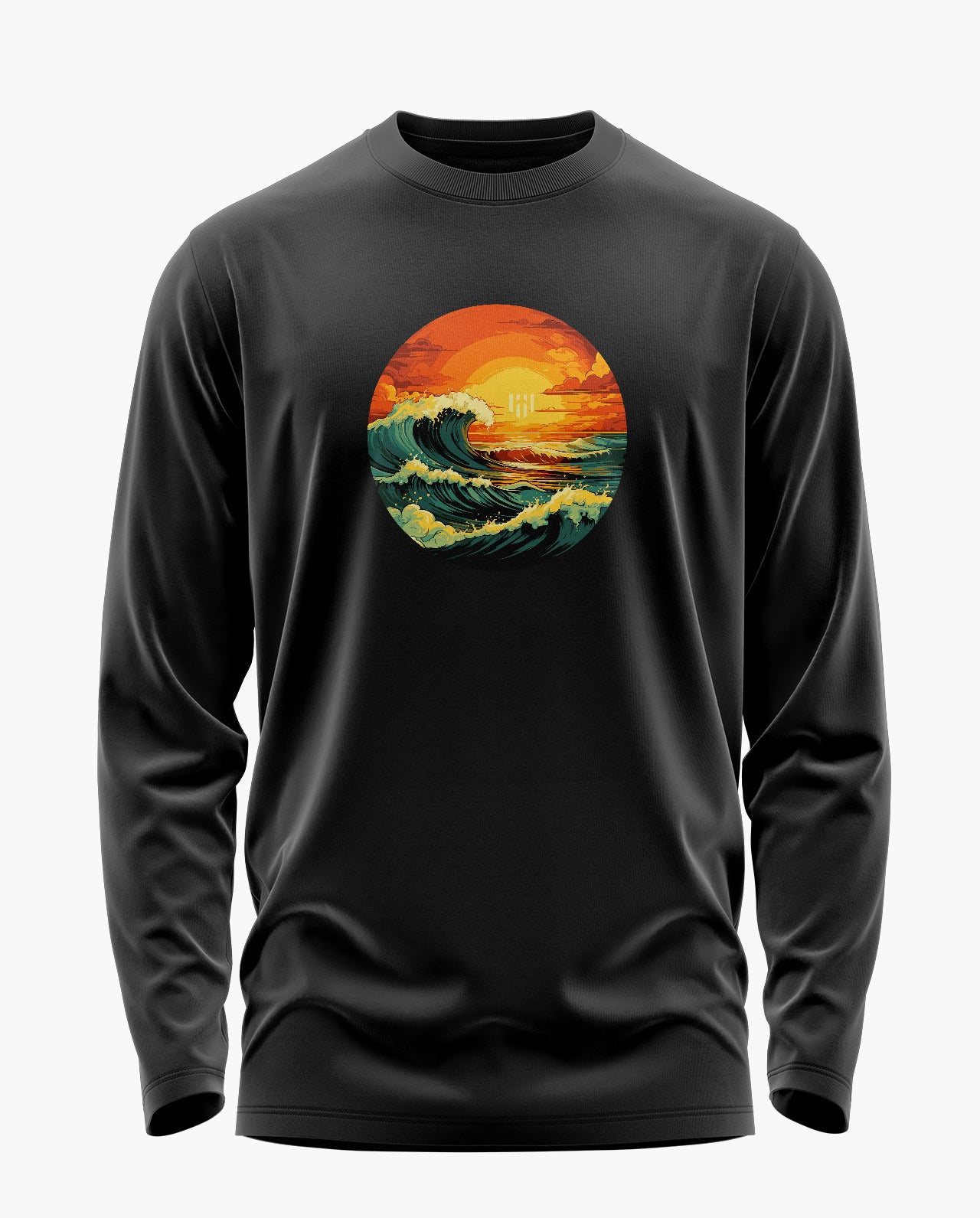 Dawn At Sea Signature Luxesoft Cotton Full Sleeve T-Shirt