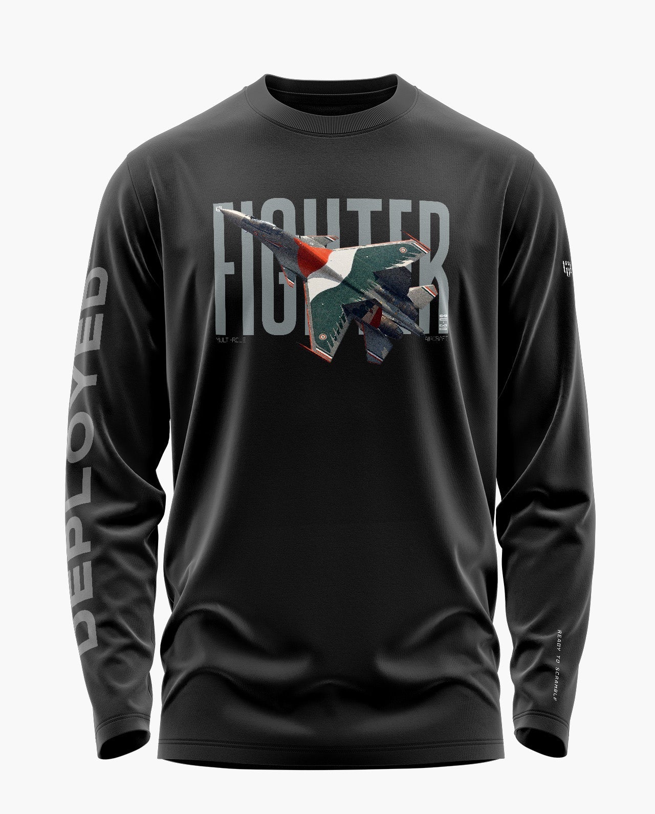 Fighter Jet Signature Luxesoft Cotton Full Sleeve T-Shirt  - CS