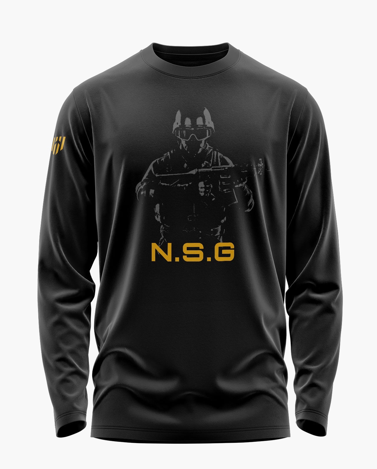 Nsg Elite Signature Luxesoft Cotton Full Sleeve T-Shirt  - CS