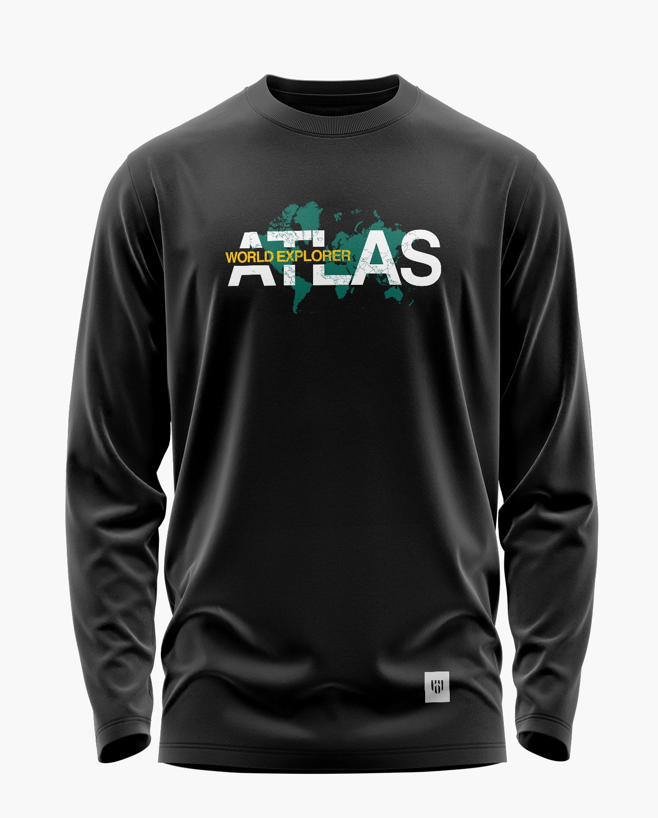 World Atlas Explorer Signature Luxesoft Cotton Full Sleeve T-Shirt